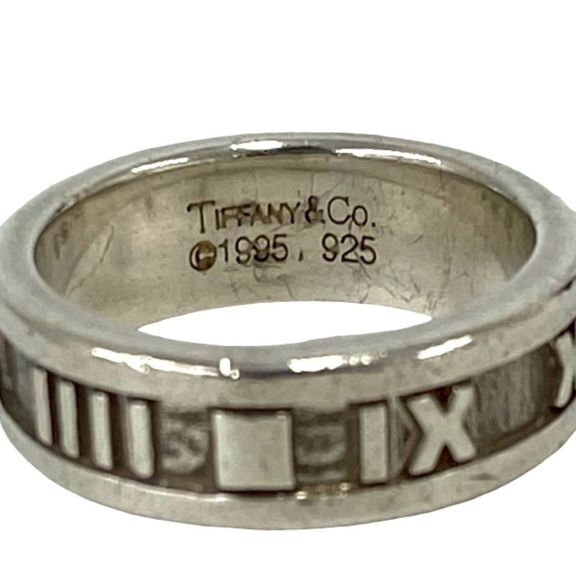 Tiffany Silver Silver 925 Band Ring (Pre-Owned)