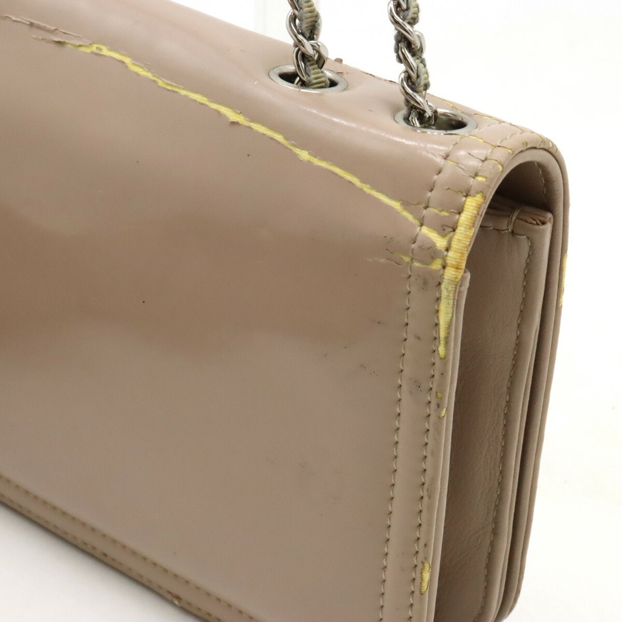 Chanel Multi-Color Leather Shoulder Bag Tote Bag (Pre-Owned)