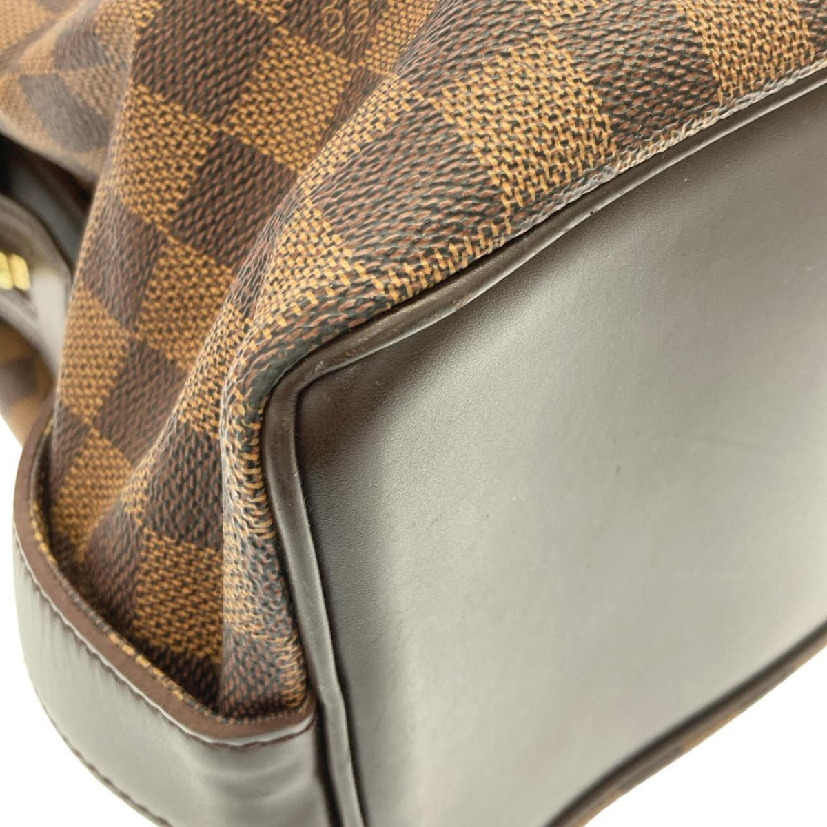 Louis Vuitton Ebene Coated Canvas Shoulder Bag (Pre-Owned)