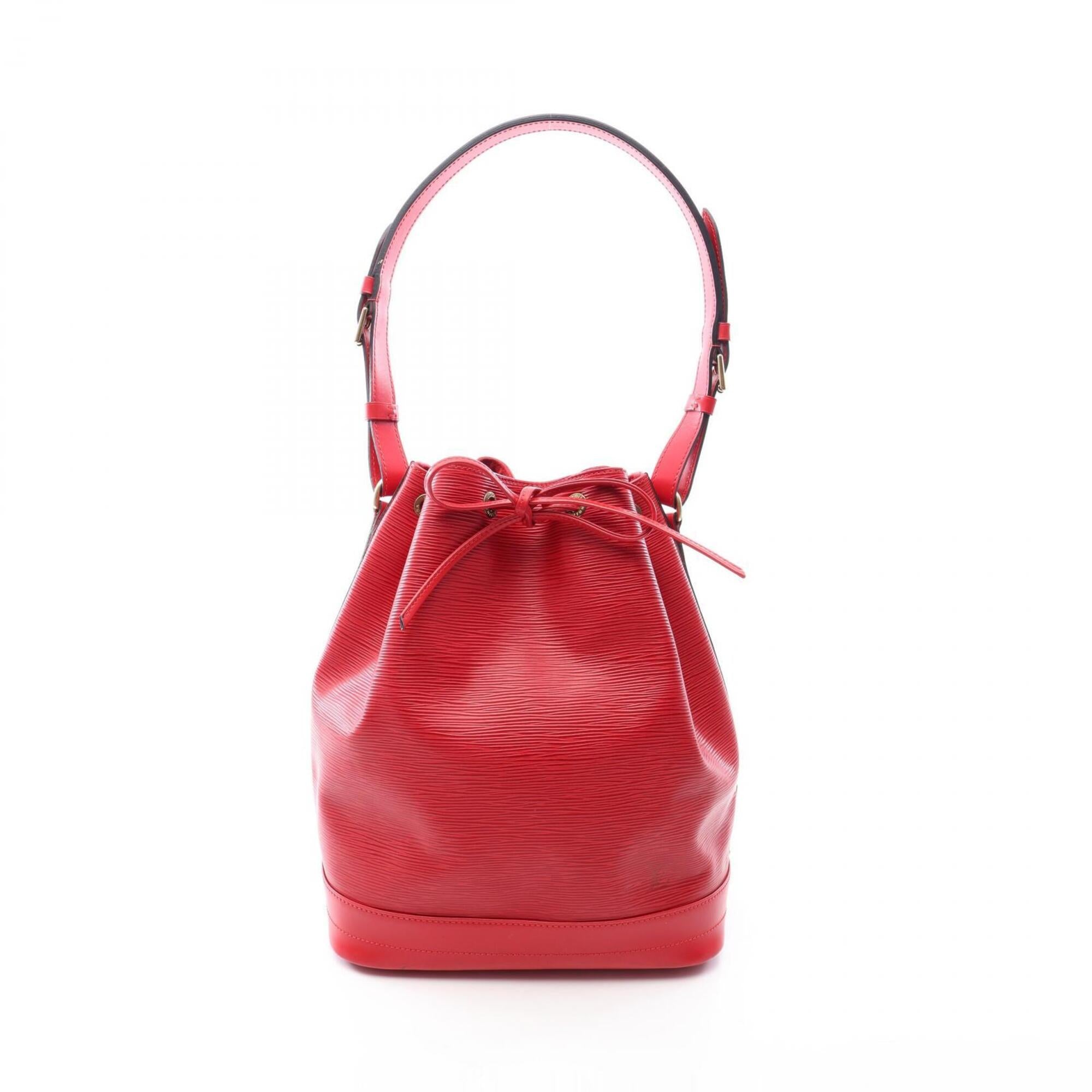 Louis Vuitton Castilian Red Red Color Epi Leather Handbag Shoulder Bag (Pre-Owned)