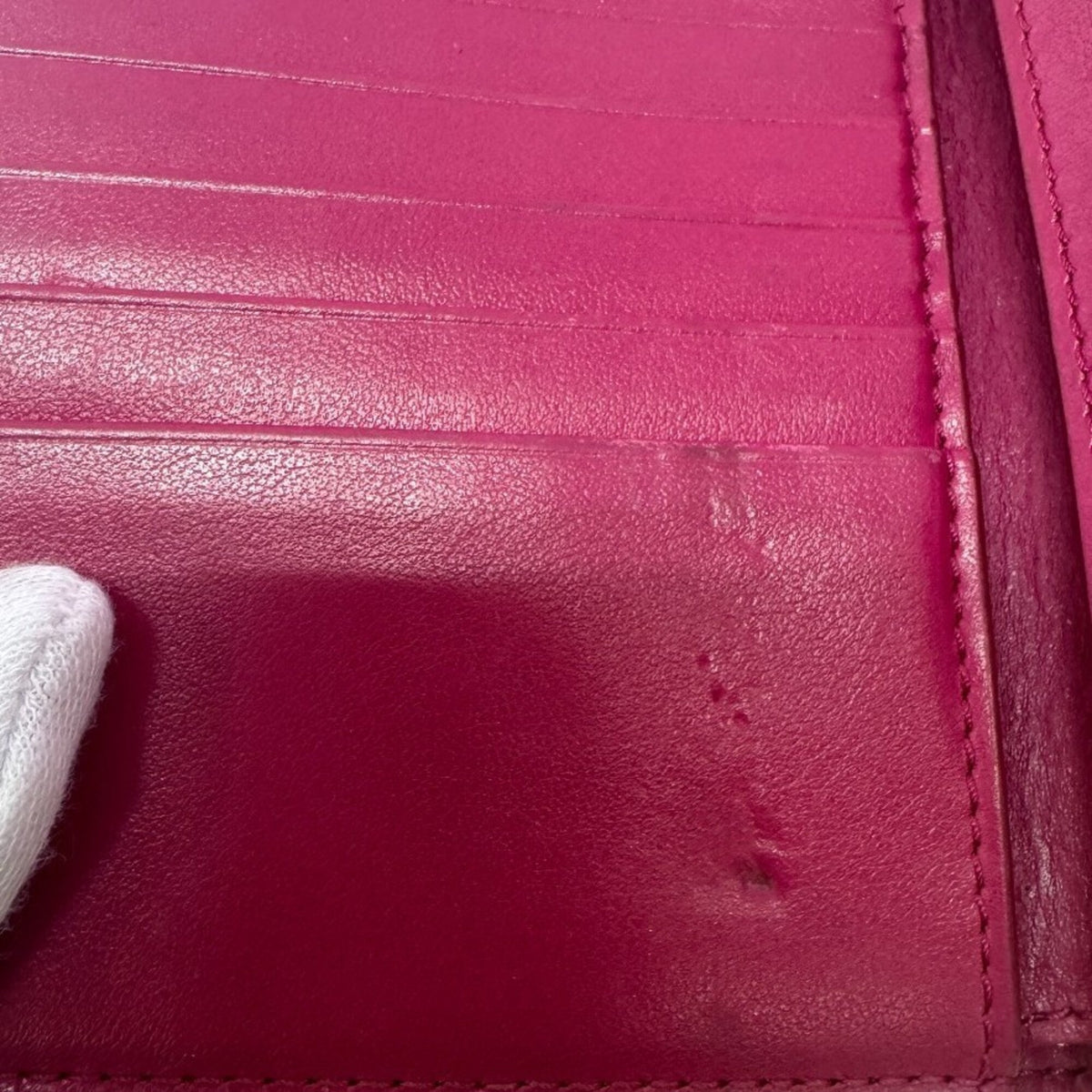 Celine Pink Leather Wallet (Bi-Fold) (Pre-Owned)
