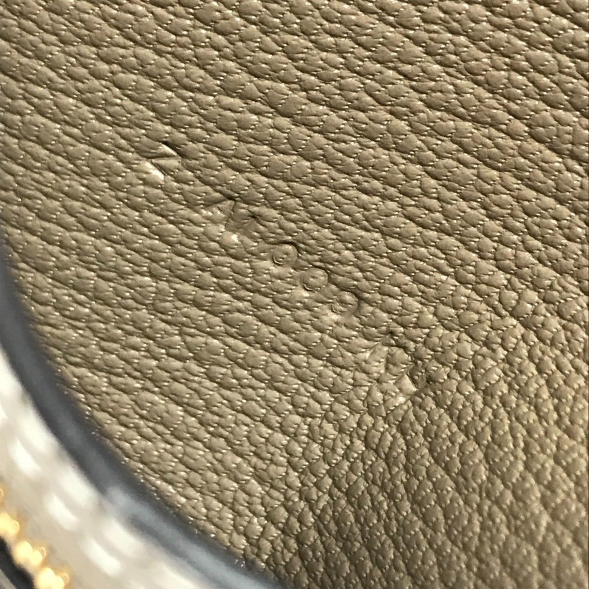 Hermes Etoupe Gray Chevre Leather Wallet (Tri-Fold) (Pre-Owned)
