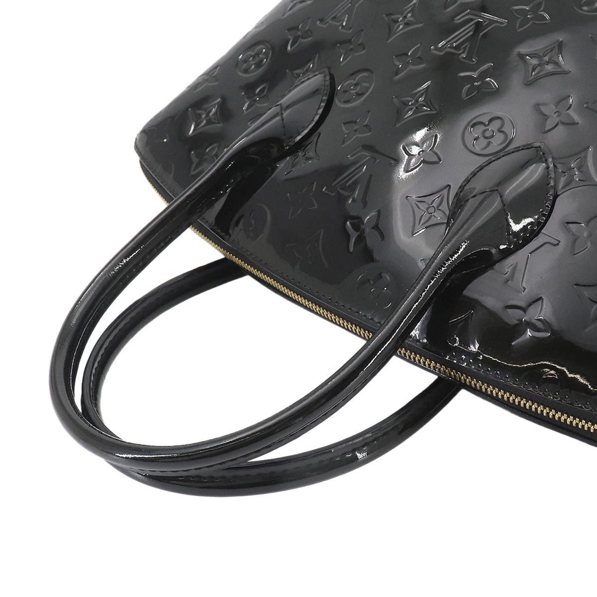 Louis Vuitton Noir Monogram Vernis Handbag (Pre-Owned)