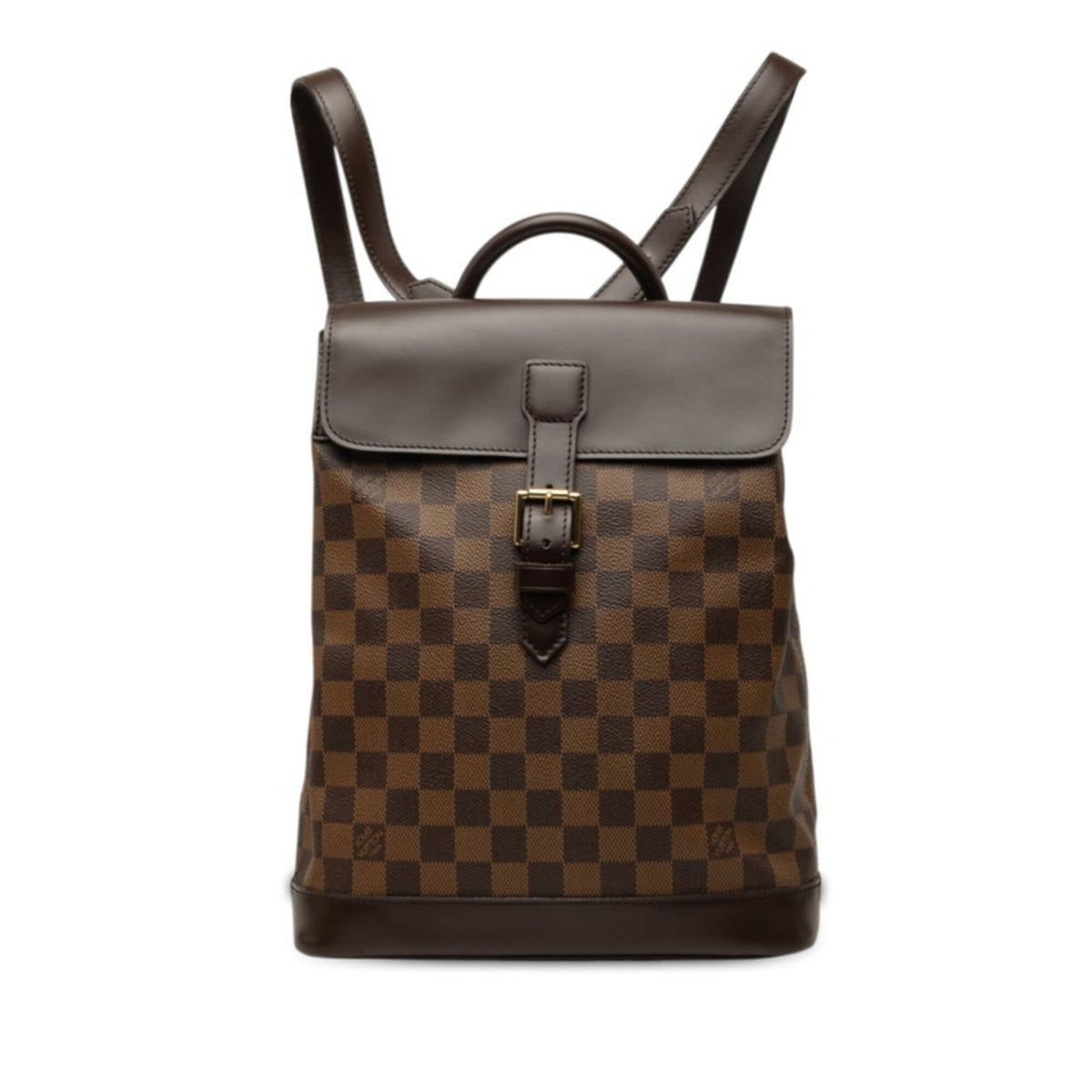 Louis Vuitton Damier Brown Pvc Leather Backpack (Pre-Owned)