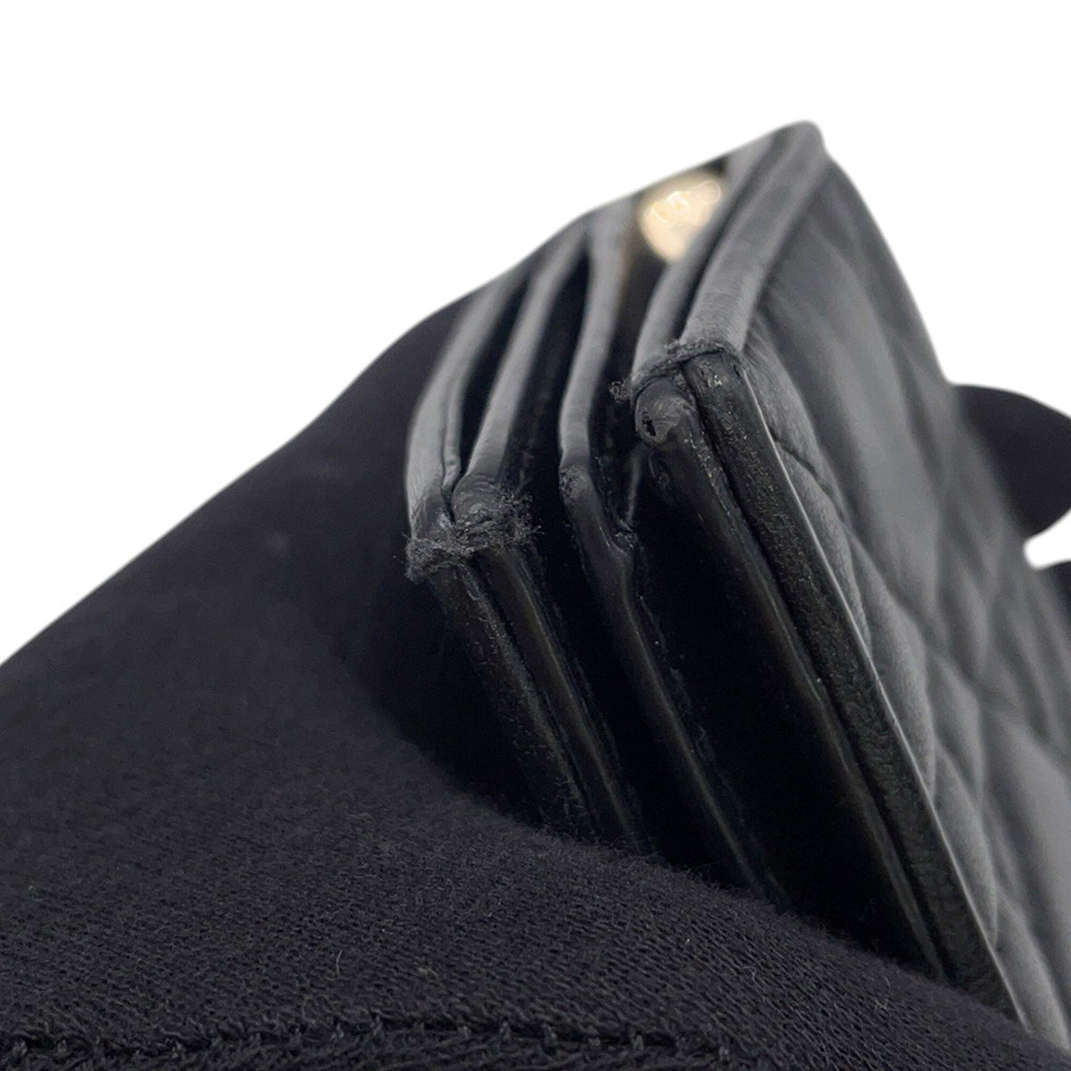 Christian Dior Black Leather Wallet (Bi-Fold) (Pre-Owned)