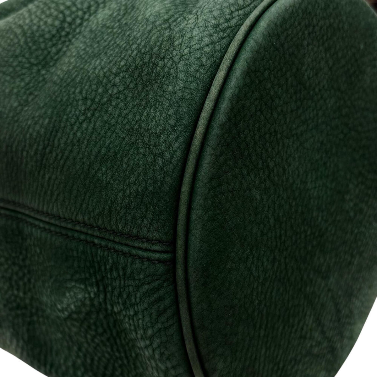 Coach Green Leather Shoulder Bag (Pre-Owned)