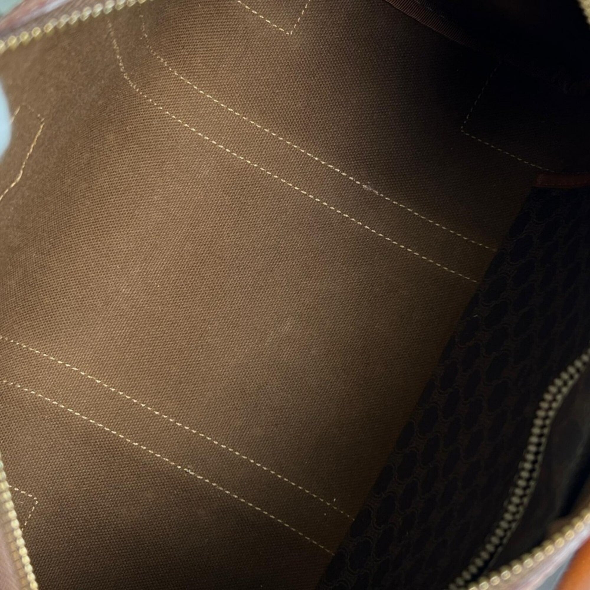 Celine Brown Leather Boston Bag (Pre-Owned)