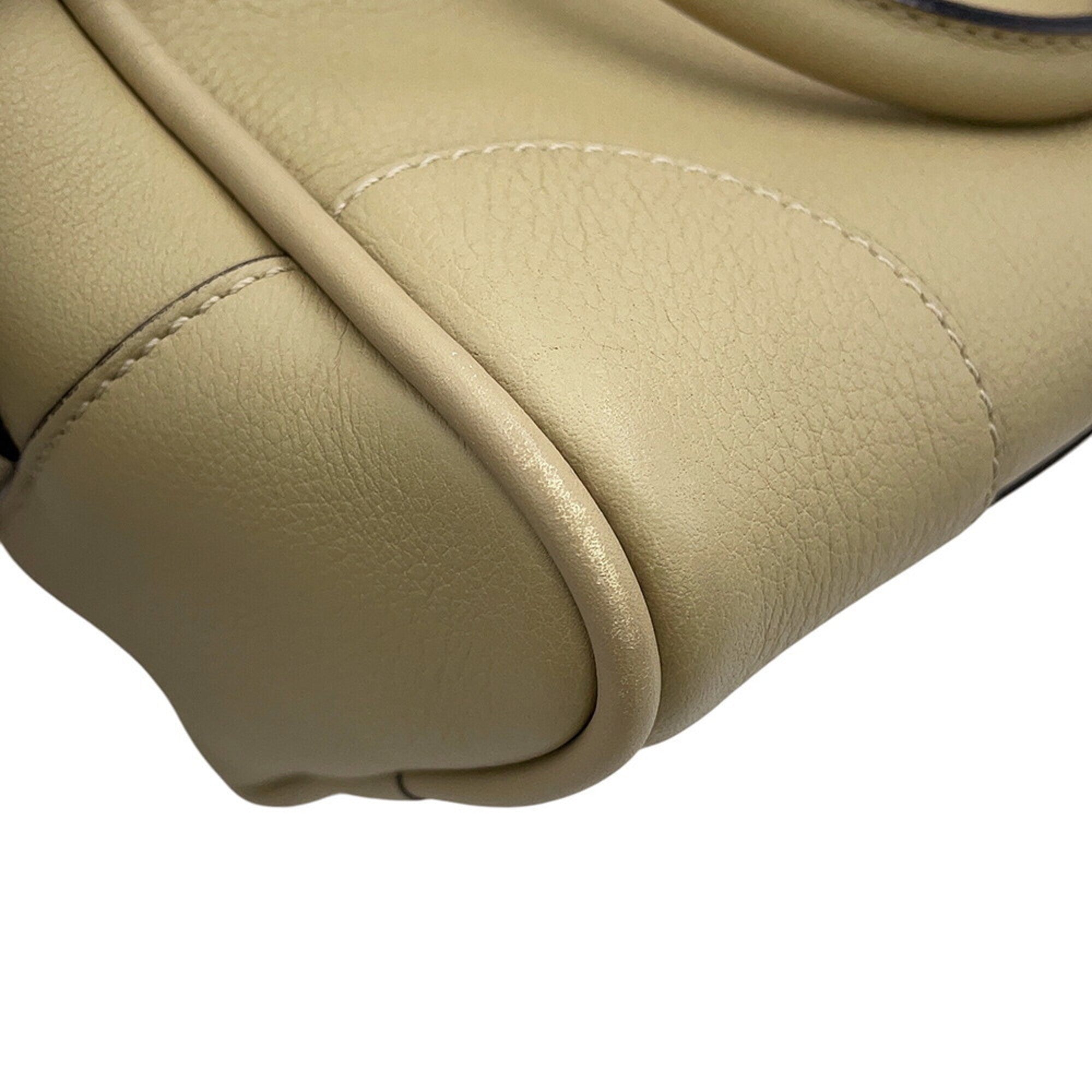 Loewe Beige Leather Handbag (Pre-Owned)