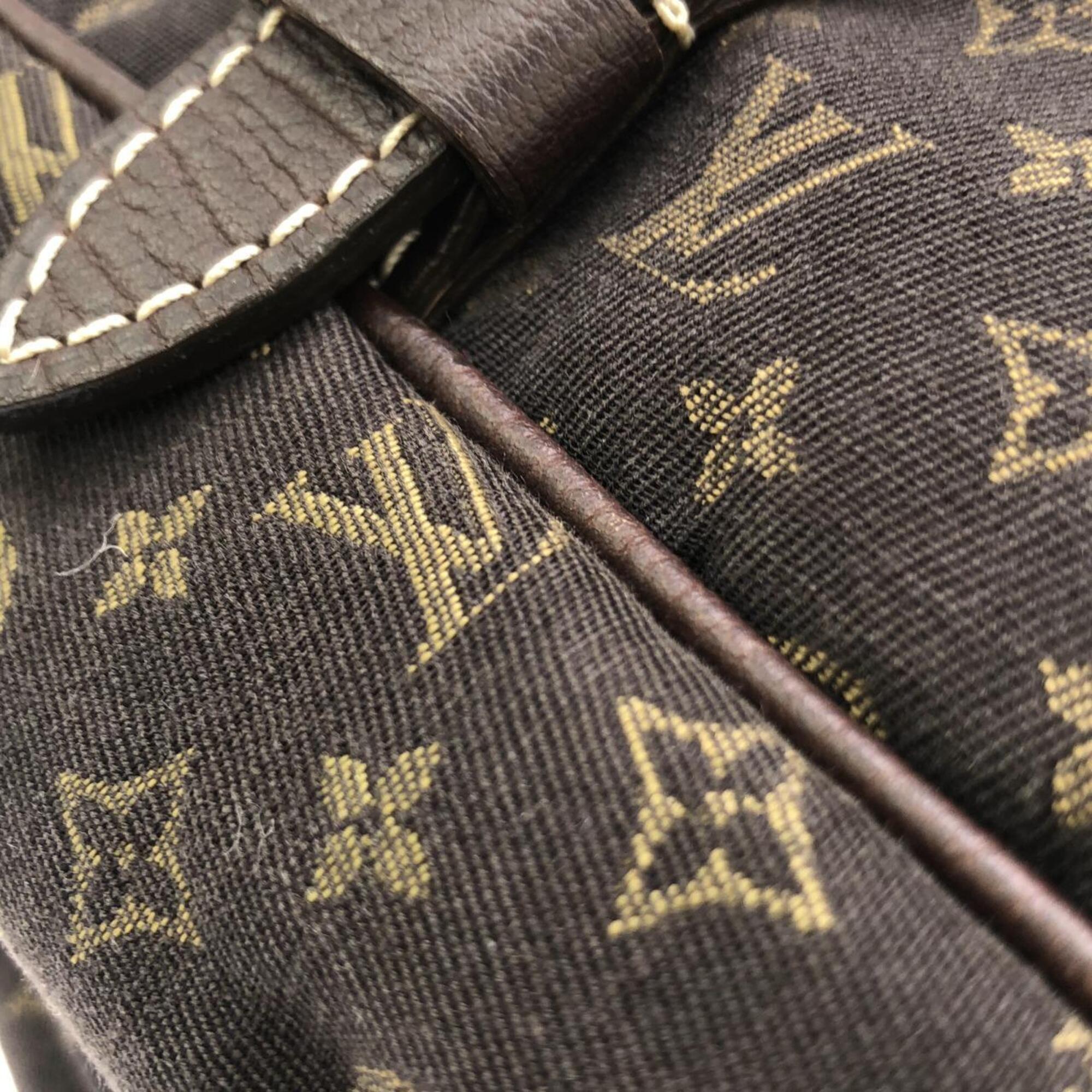 Louis Vuitton Brown Canvas Shoulder Bag (Pre-Owned)