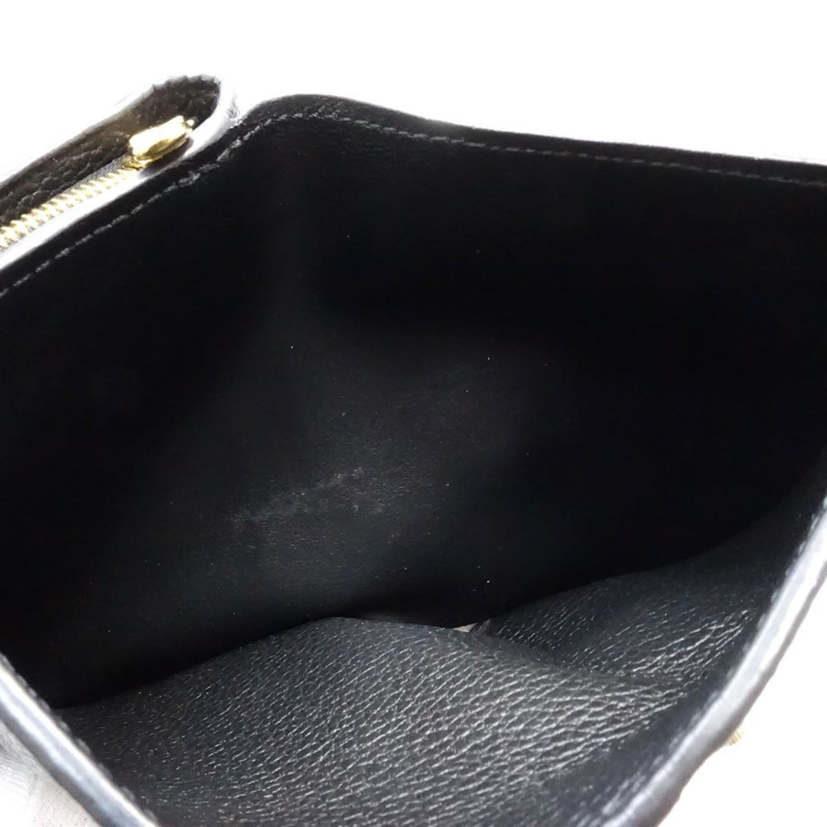 Louis Vuitton Monogram Empreinte Noir Monogram Empreinte Wallet (Tri-Fold) (Pre-Owned)