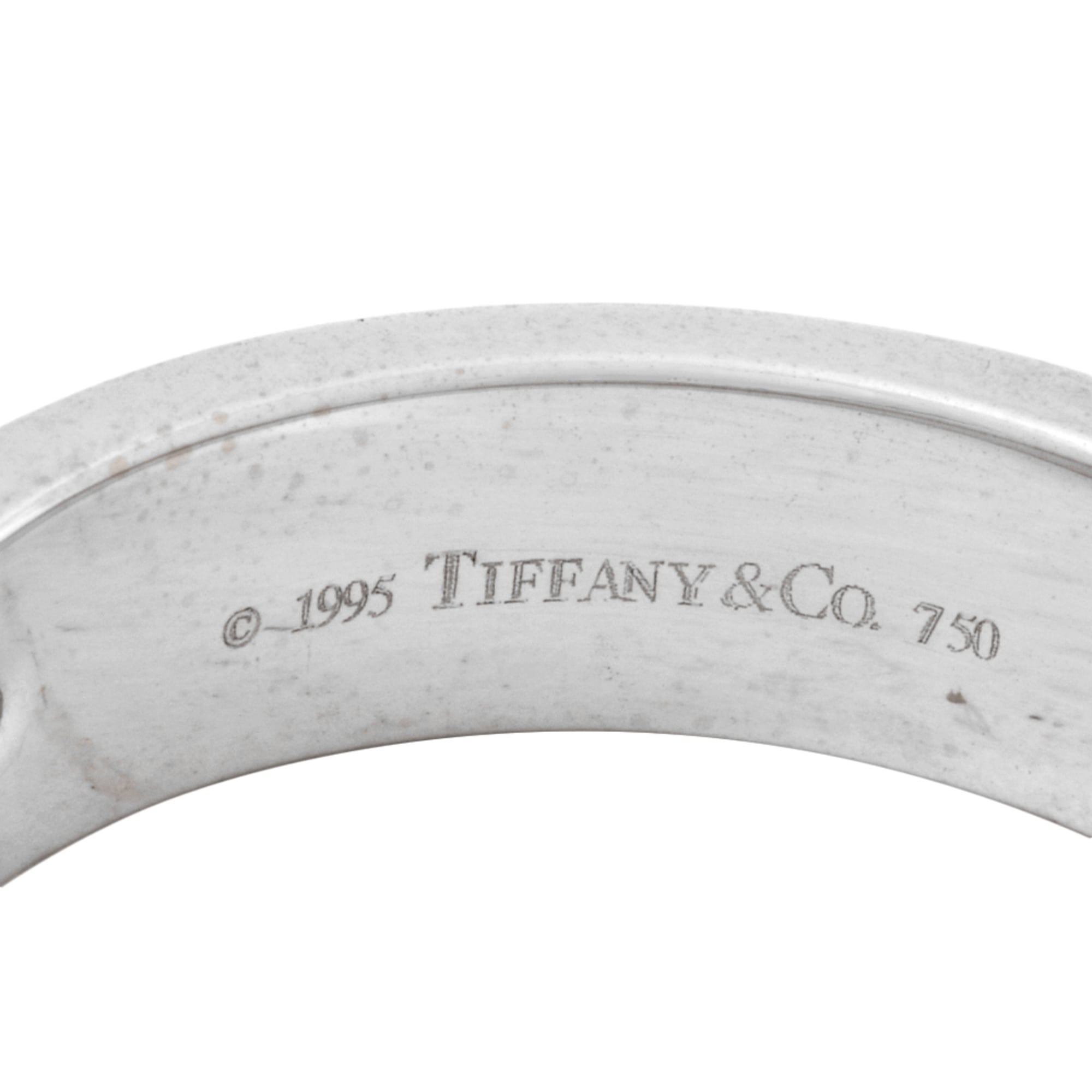 Tiffany White Gold (18K) Band Ring (Pre-Owned)
