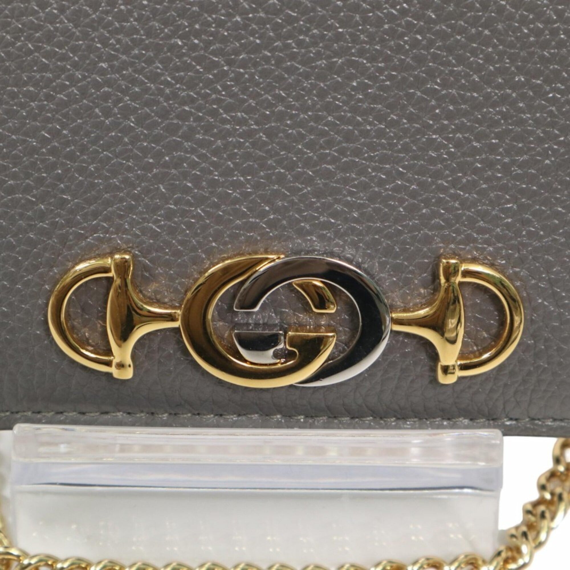 Gucci Gray Leather Wallet (Bi-Fold) (Pre-Owned)