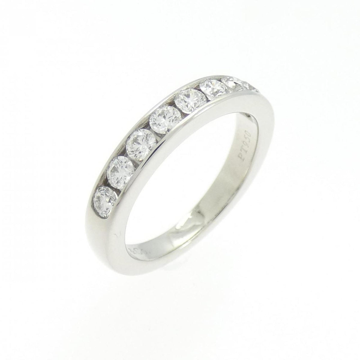 Tiffany Platinum Platinum 950 Band Ring (Pre-Owned)