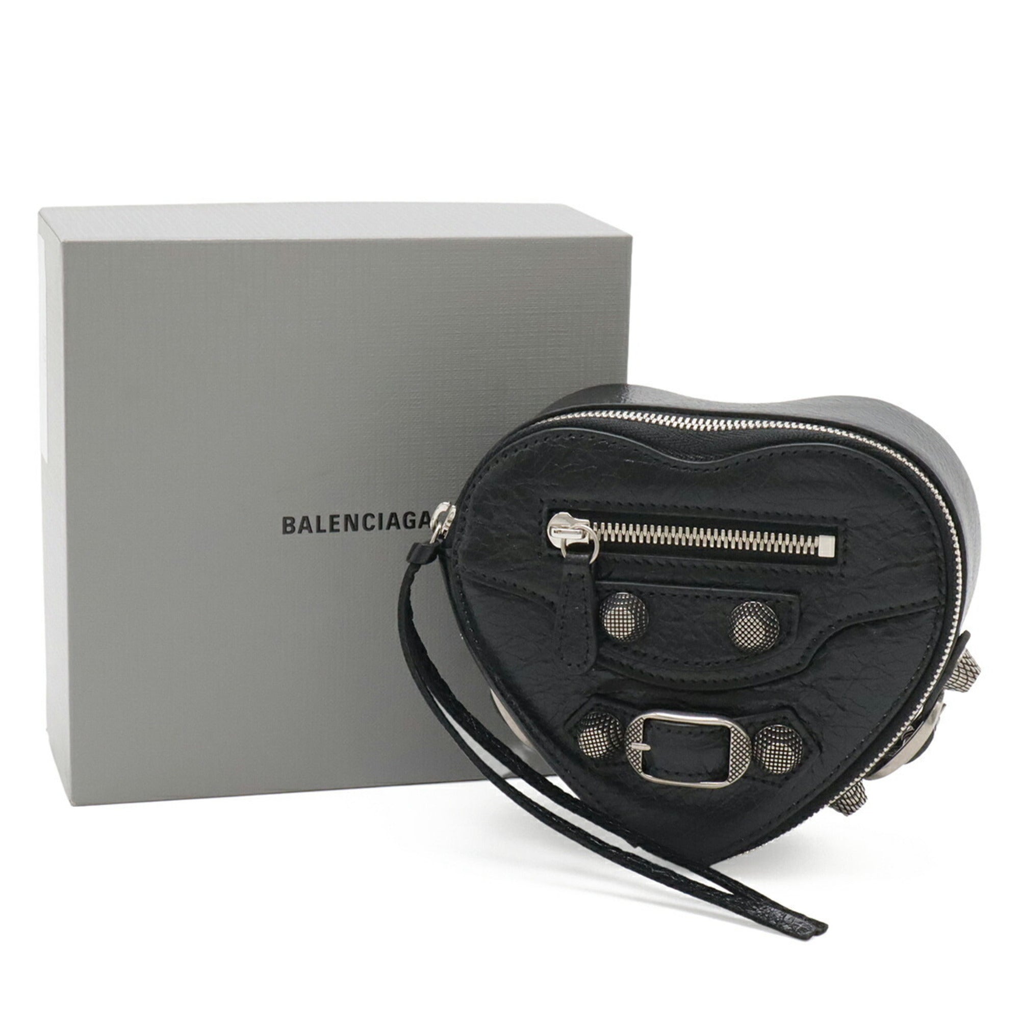 Balenciaga Black Leather Pouch (Pre-Owned)