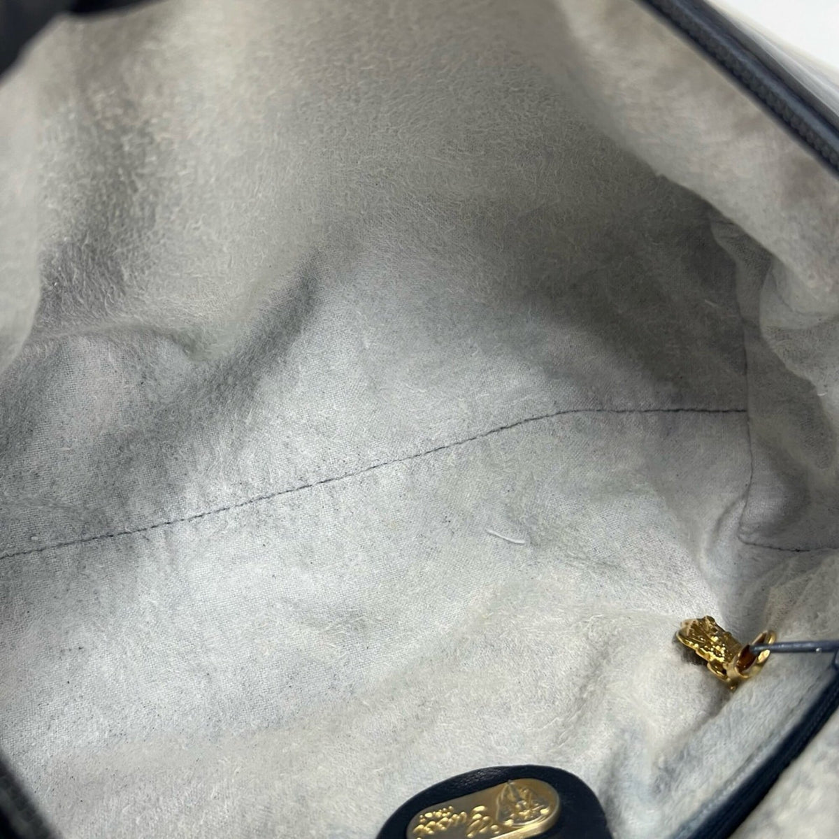 Gucci Navy Leather Pvc Pochette Shoulder Bag (Pre-Owned)