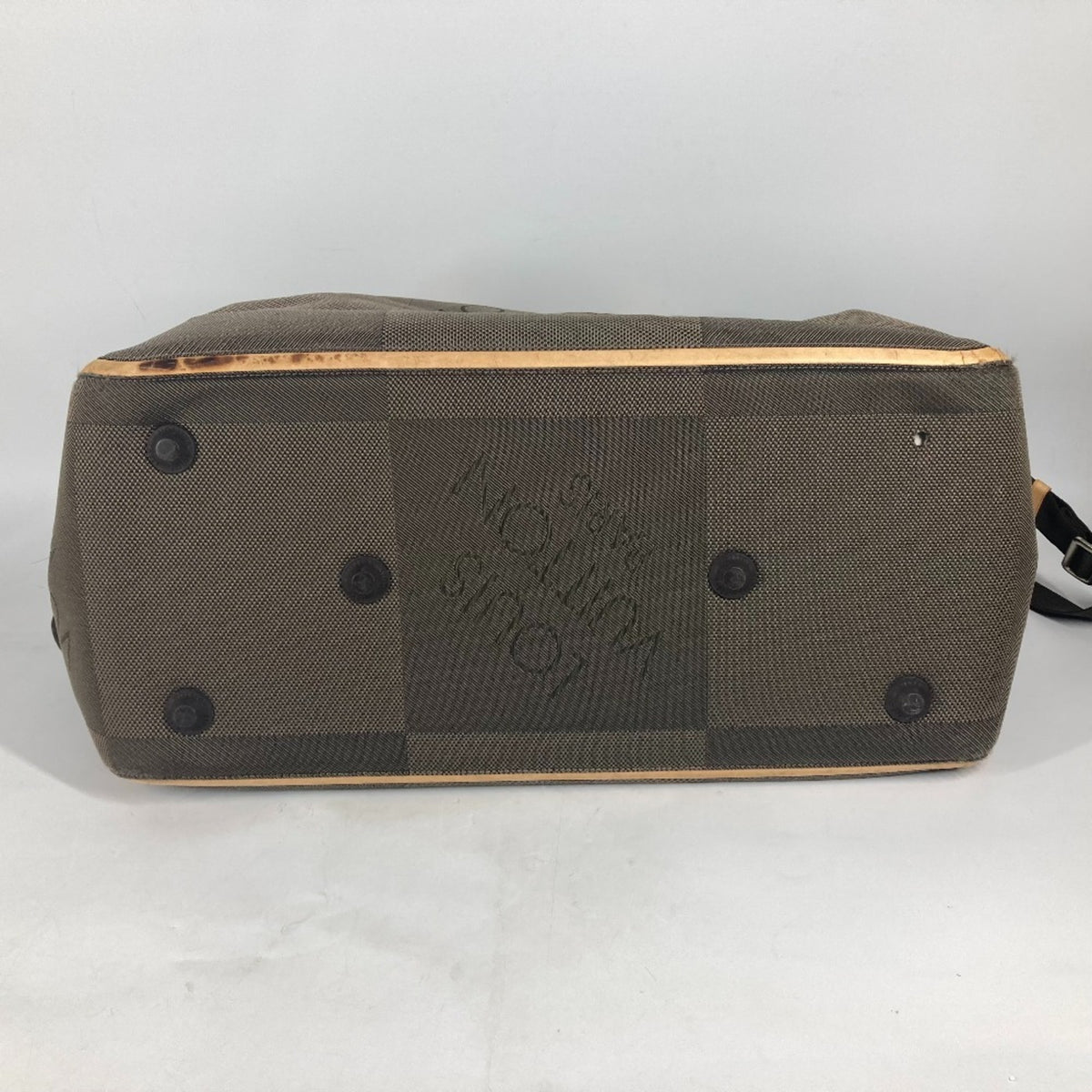 Louis Vuitton Khaki Canvas Boston Bag (Pre-Owned)