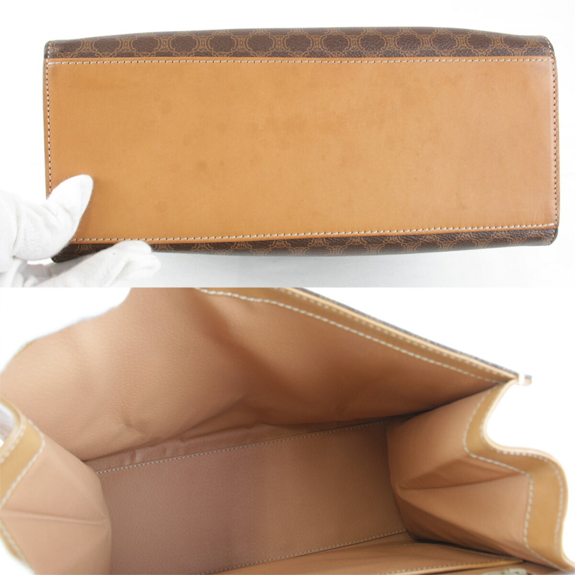 Celine Brown Pvc Handbag (Pre-Owned)