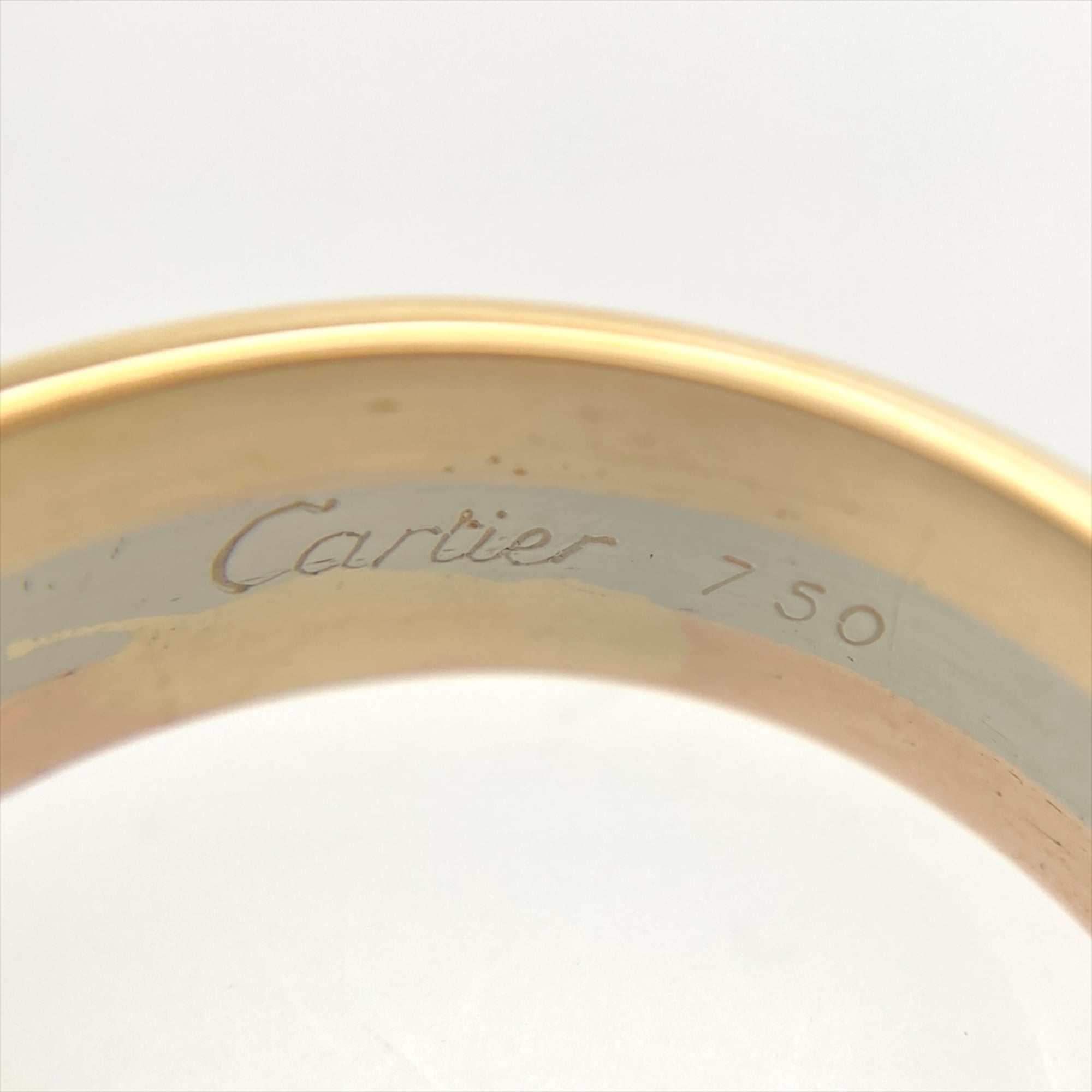 Cartier Yellow Gold (18K) Pink Gold (18K) White Gold (18K) Band Ring (Pre-Owned)