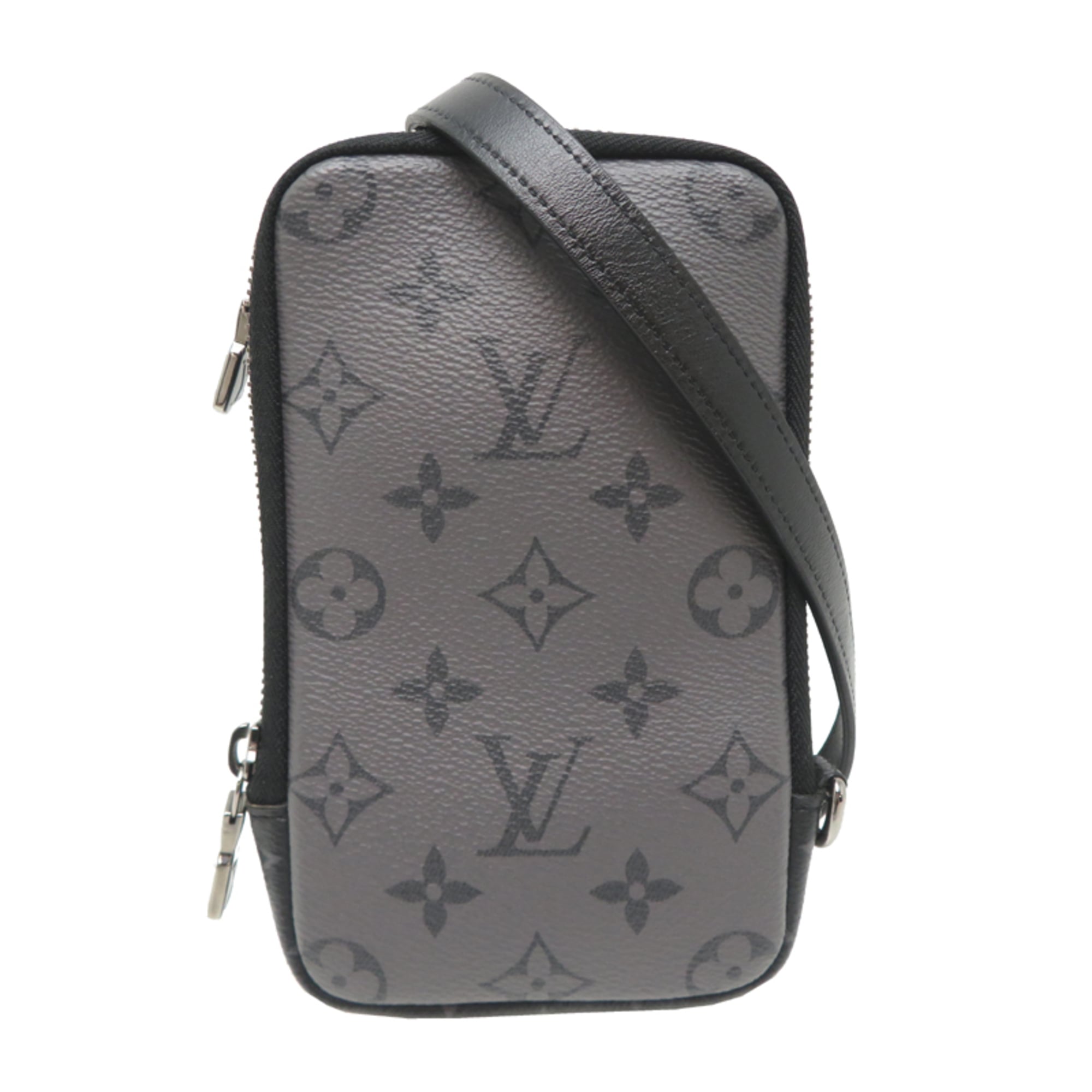 Louis Vuitton Black Gray Monogram Eclipse Shoulder Bag (Pre-Owned)