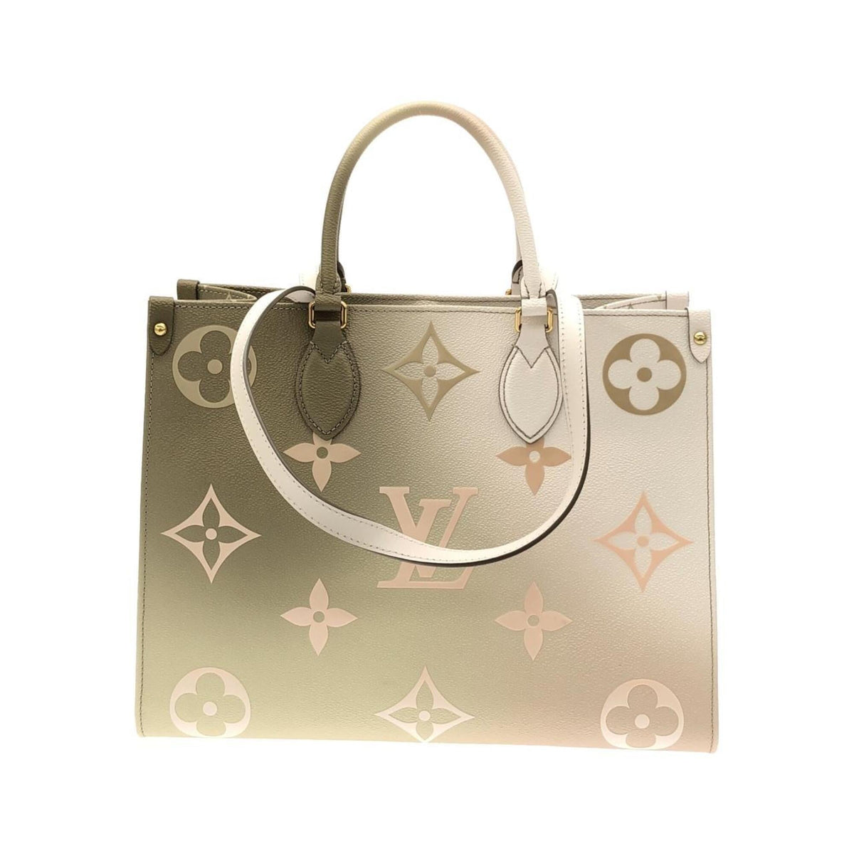 Louis Vuitton Khaki Multi-Color Coated Canvas Handbag (Pre-Owned)