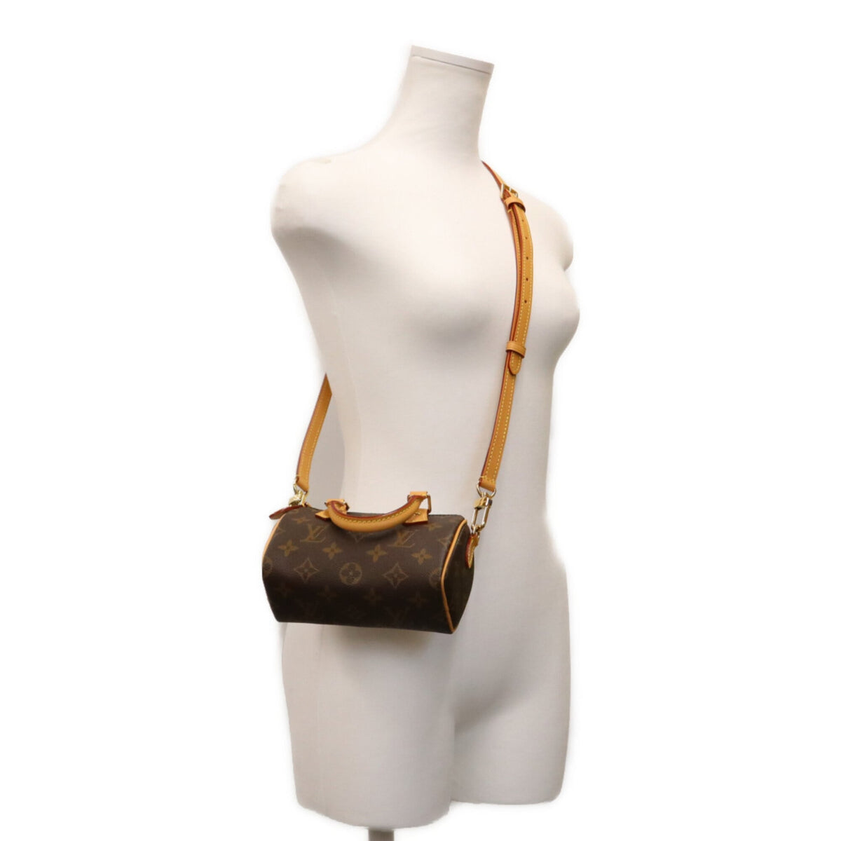 Louis Vuitton Brown Monogram Boston Bag Shoulder Bag (Pre-Owned)