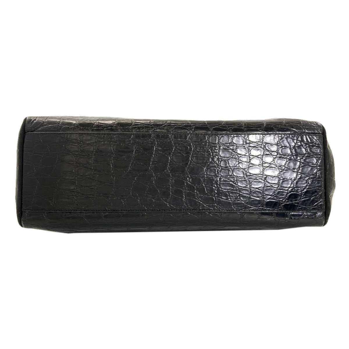 Salvatore Ferragamo Black Leather Tote Bag (Pre-Owned)