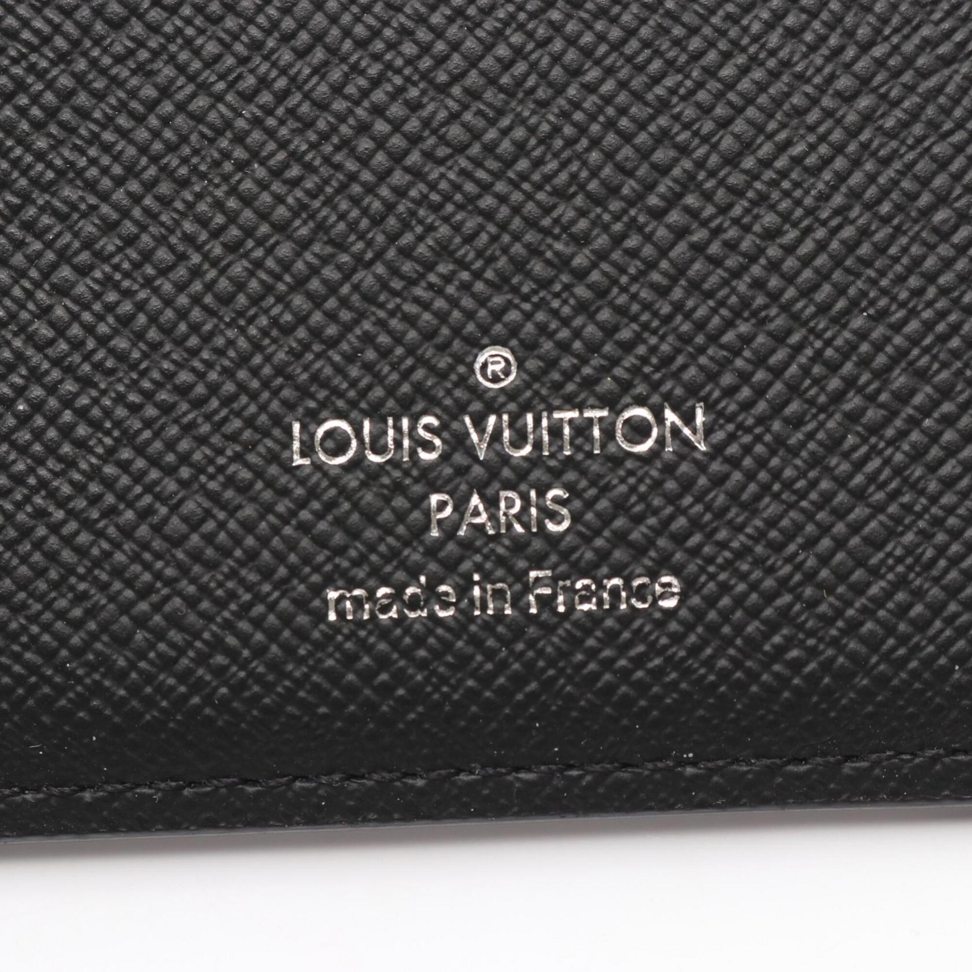 Louis Vuitton Black Damier Graphite Coated Canvas Long Wallet (Bi-Fold) (Pre-Owned)