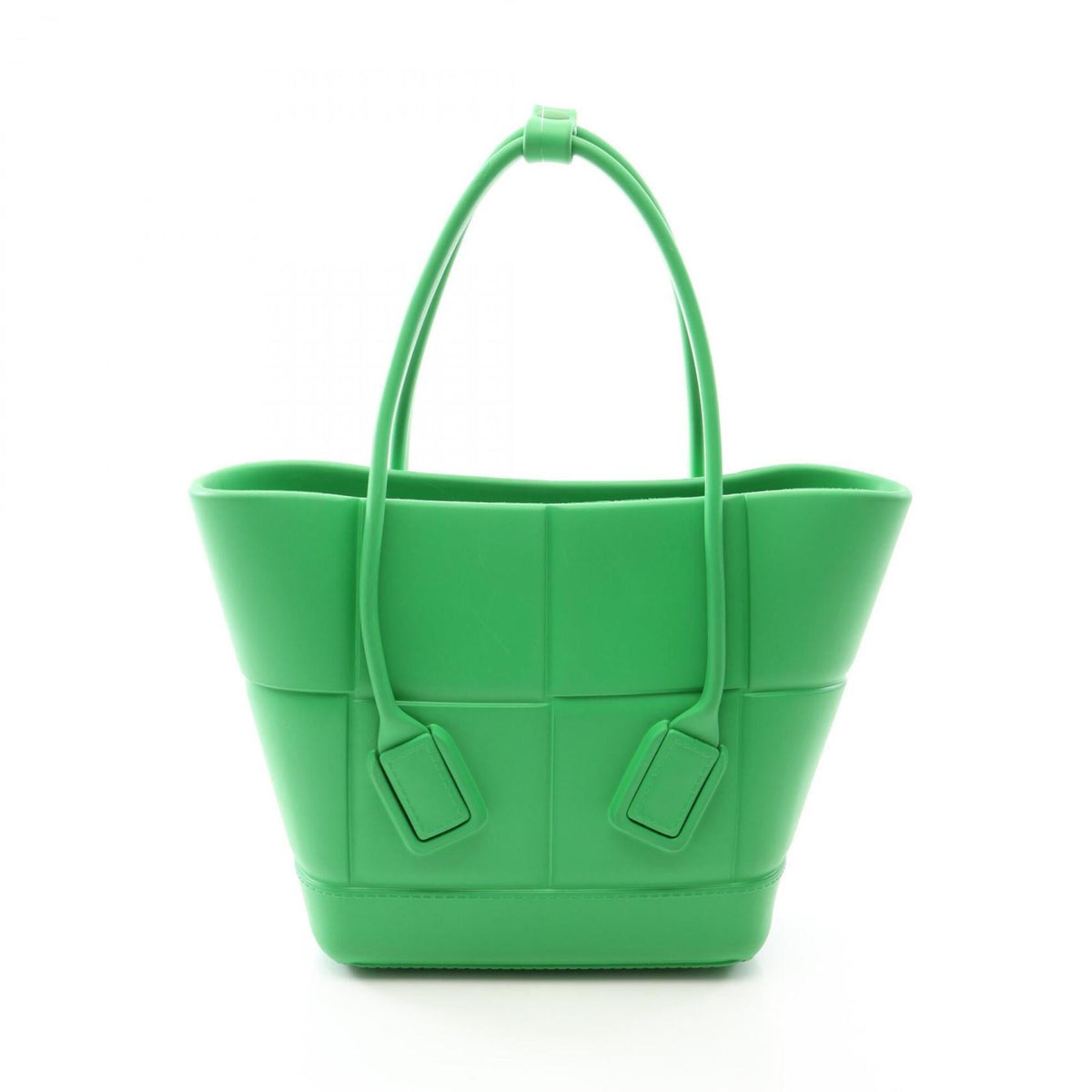 Bottega Veneta Green Rubber Handbag (Pre-Owned)