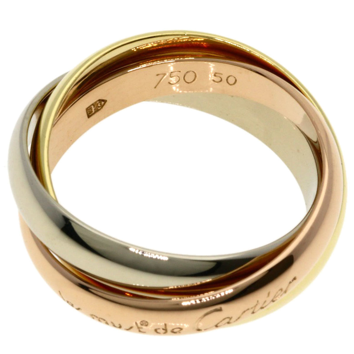 Cartier Yellow Gold (18K) Pink Gold (18K) White Gold (18K) Band Ring (Pre-Owned)
