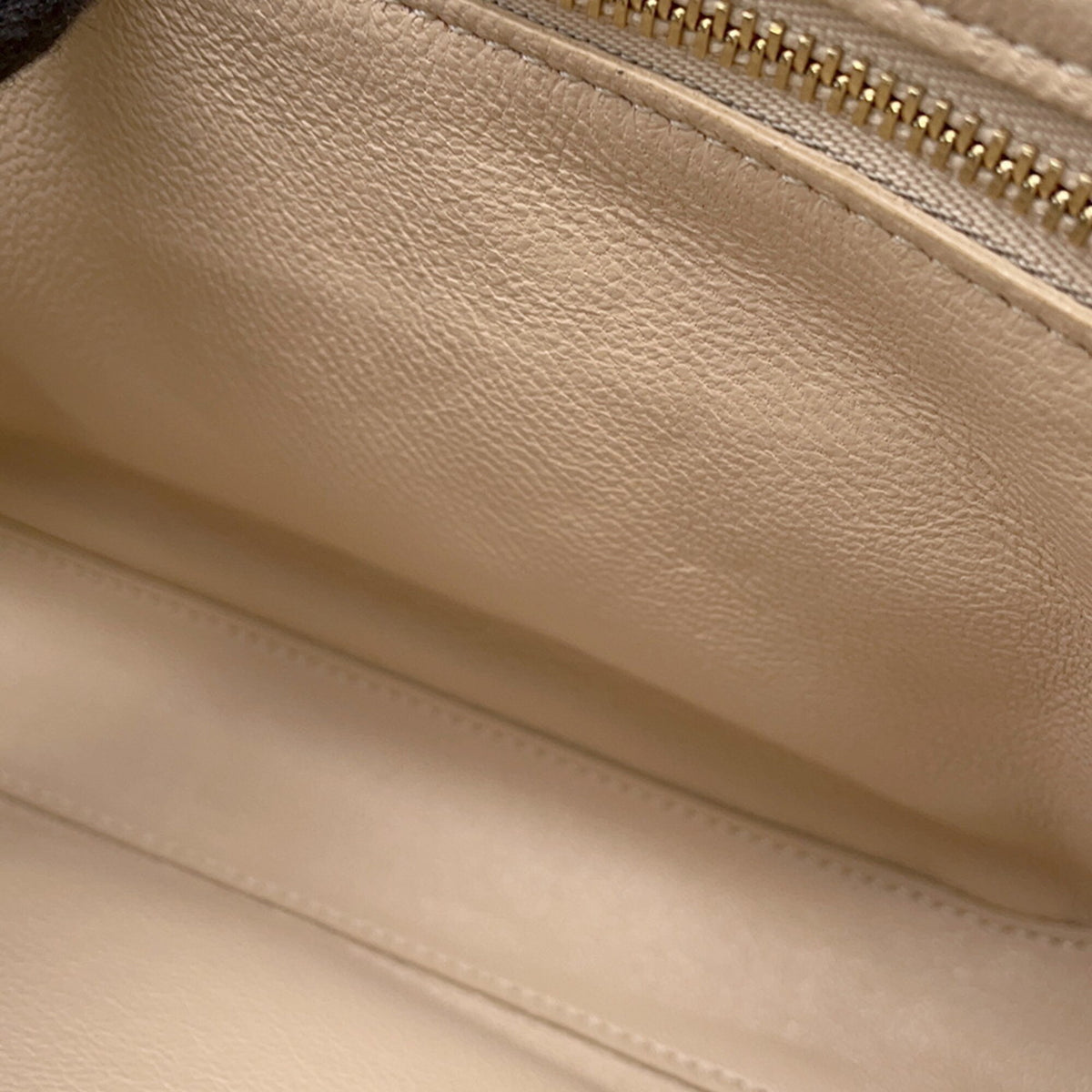 Celine Beige Leather Handbag Shoulder Bag (Pre-Owned)