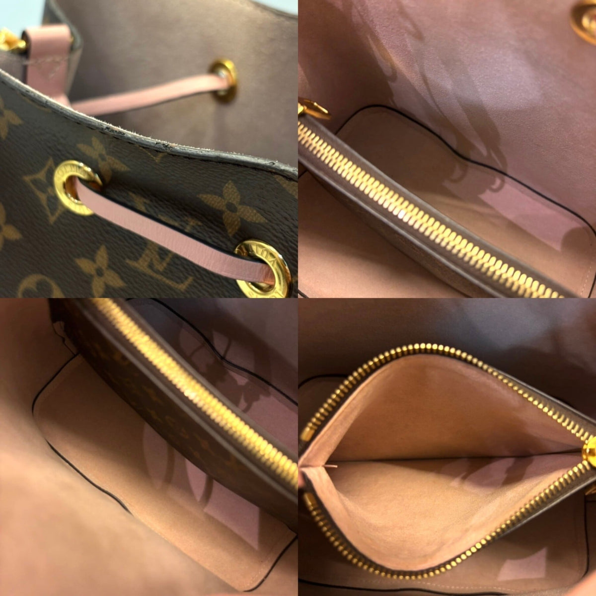 Louis Vuitton Monogram Pink Rose Poudre Monogram Shoulder Bag (Pre-Owned)