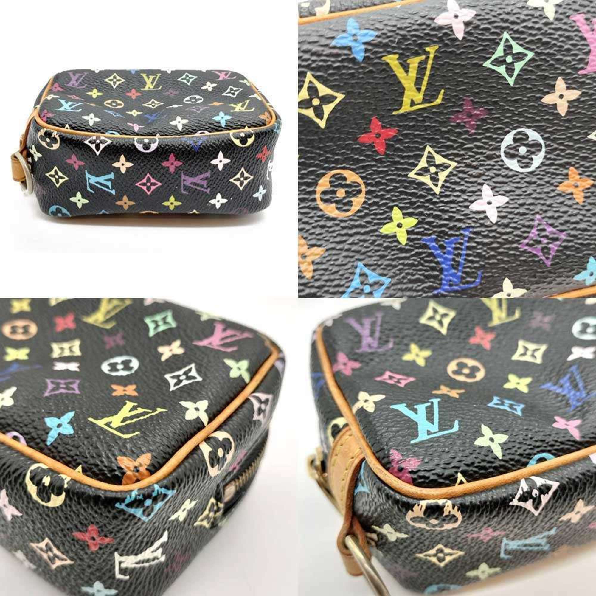 Louis Vuitton Black Monogram Multicolore Pouch (Pre-Owned)
