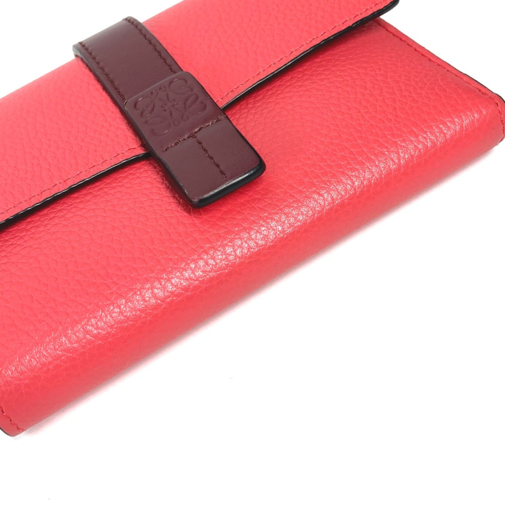 Loewe Pink Leather Wallet (Tri-Fold) (Pre-Owned)
