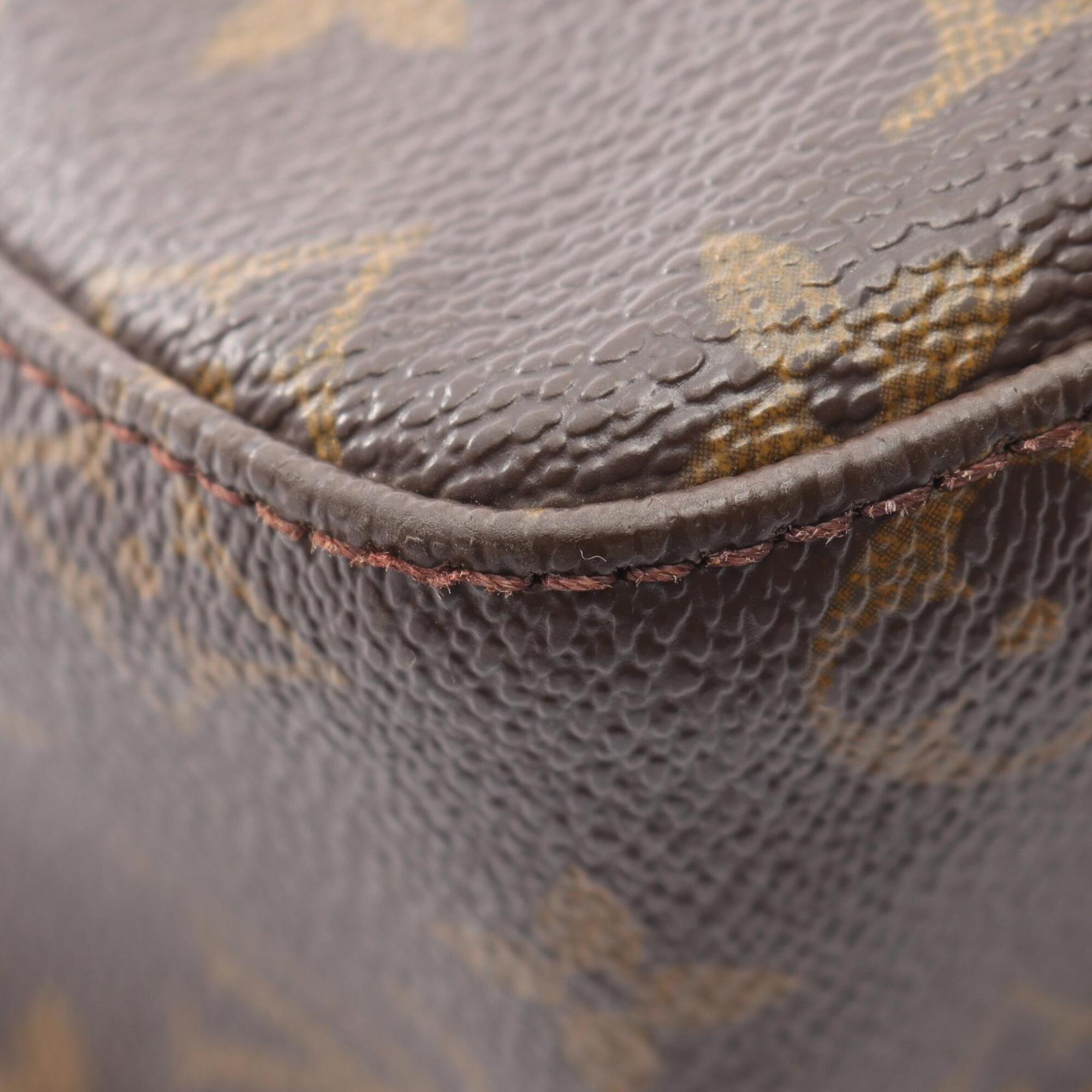 Louis Vuitton Brown Monogram Pvc Coated Canvas Leather Handbag Shoulder Bag (Pre-Owned)