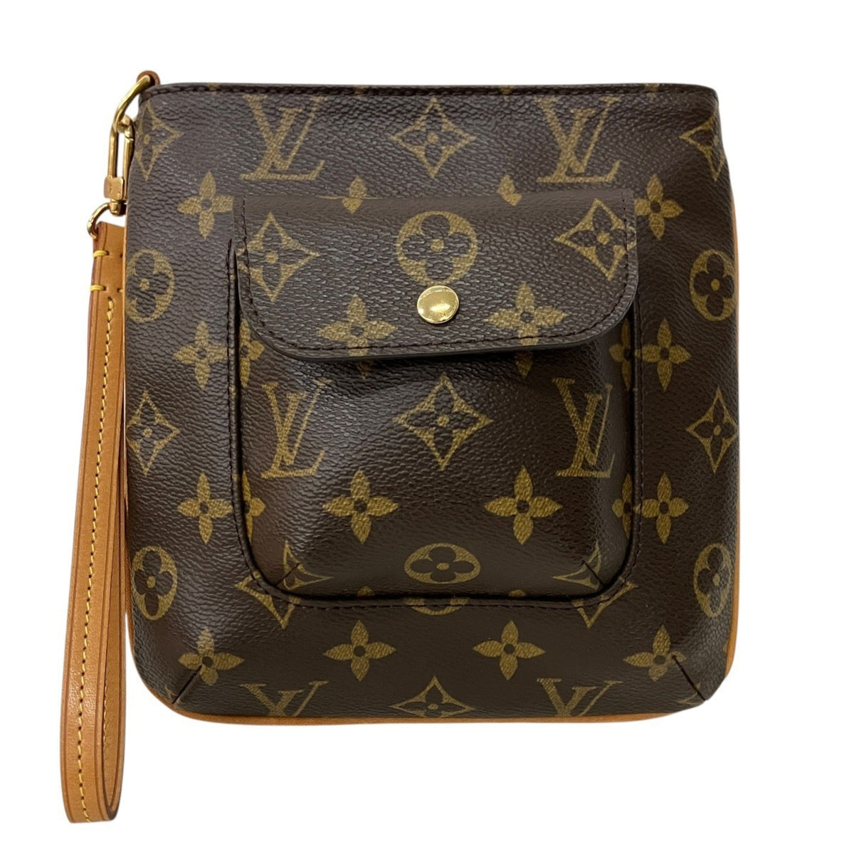 Louis Vuitton Brown Monogram Handbag Pouch (Pre-Owned)