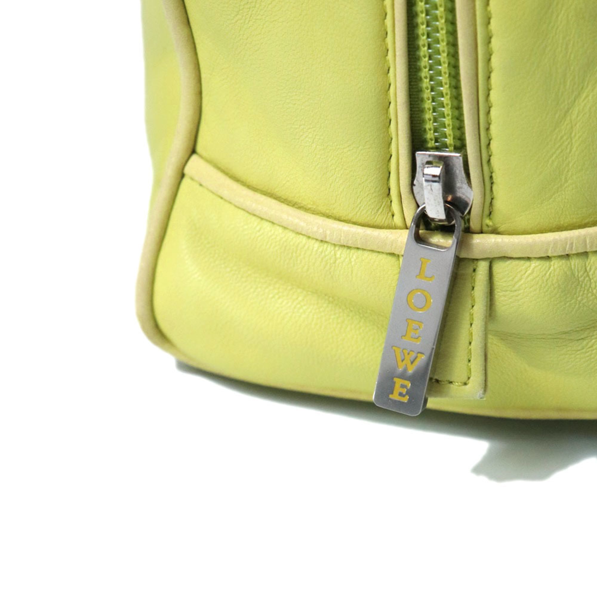 Loewe Green Leather Handbag (Pre-Owned)
