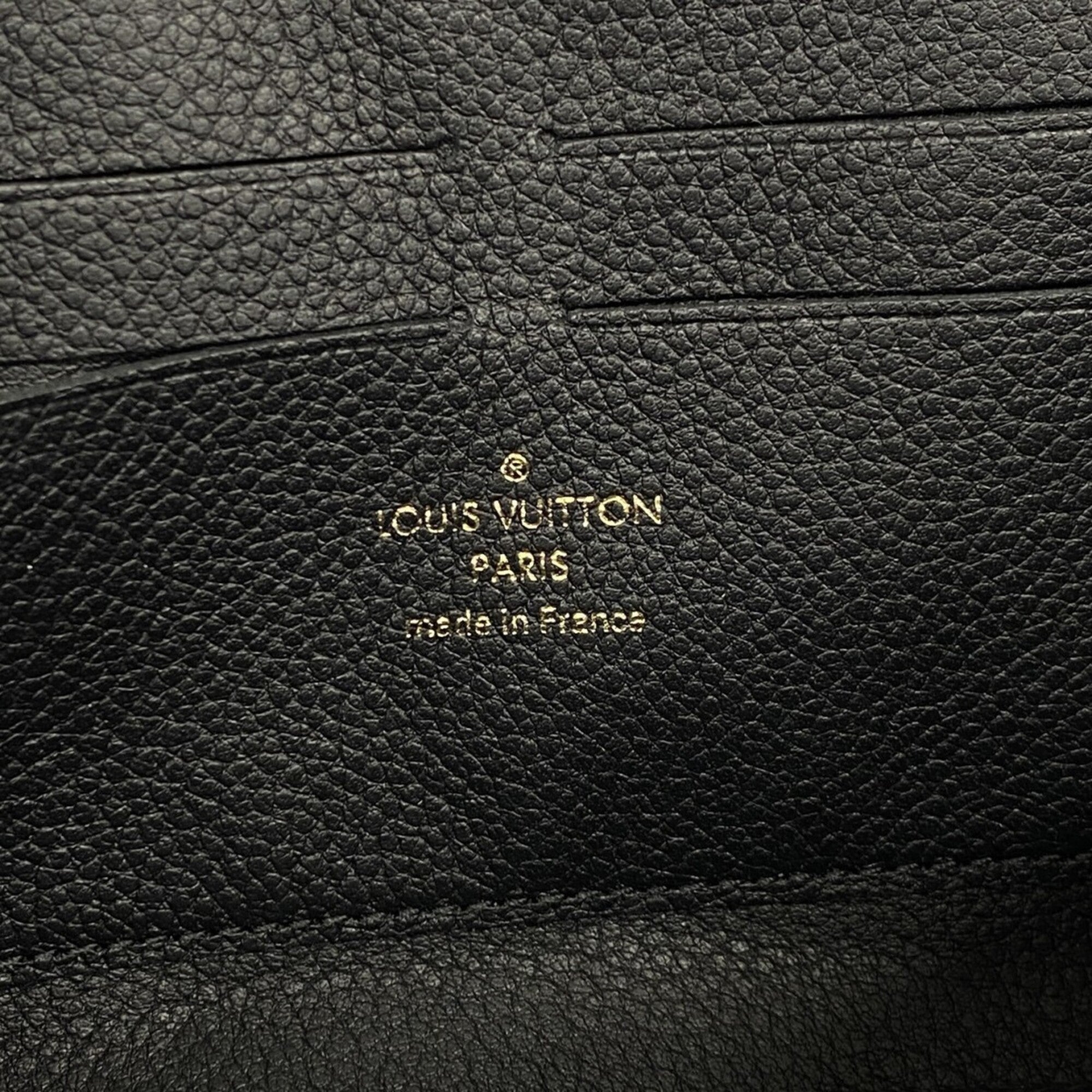 Louis Vuitton Noir Long Wallet (Bi-Fold) (Pre-Owned)