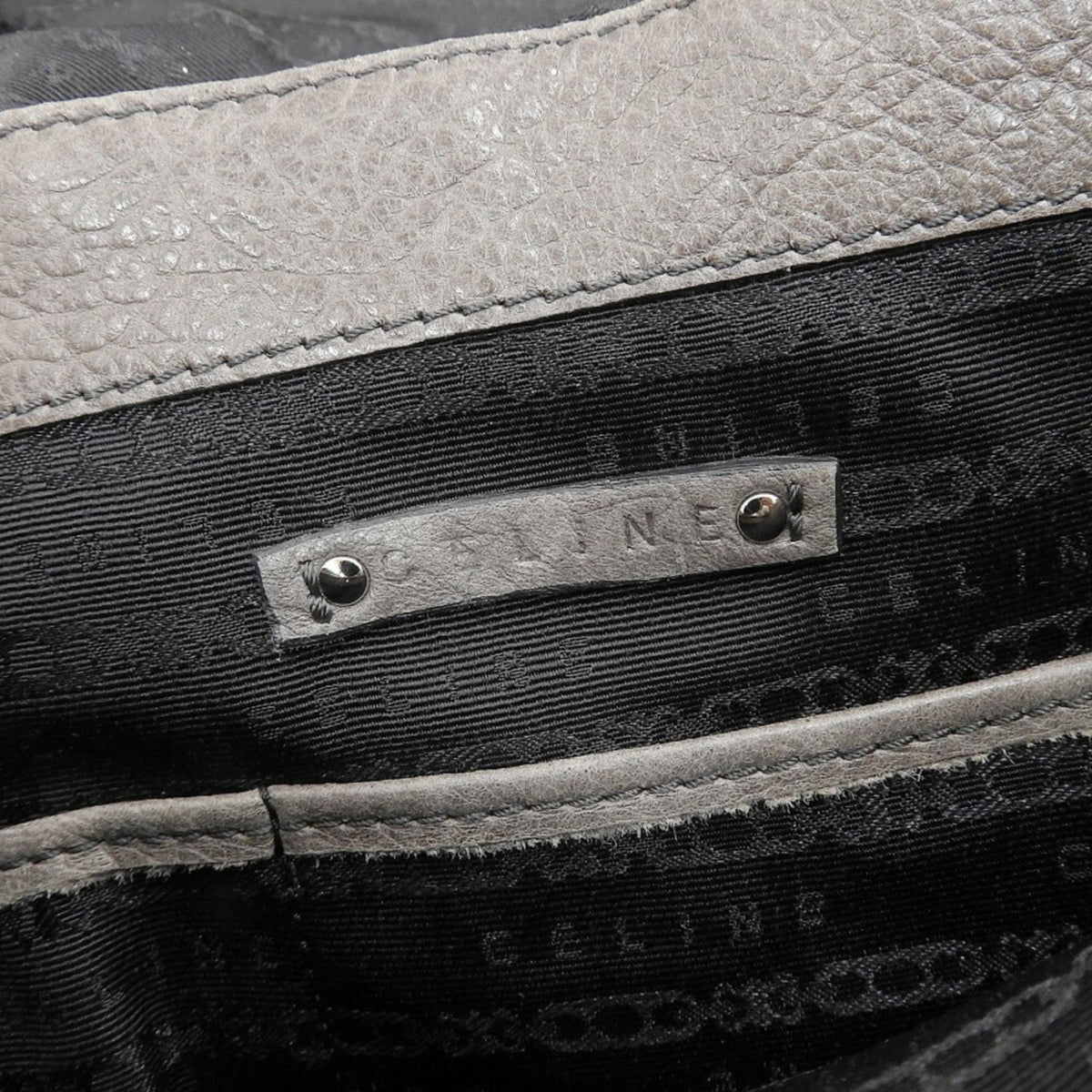 Celine Gray Leather Handbag (Pre-Owned)