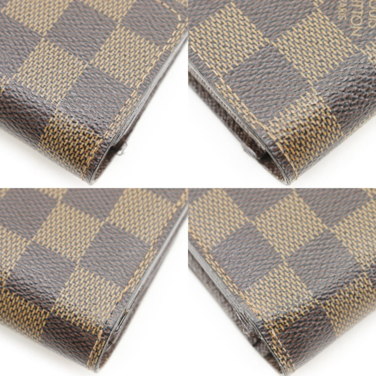 Louis Vuitton Damier Brown Damier Canvas Long Wallet (Bi-Fold) (Pre-Owned)