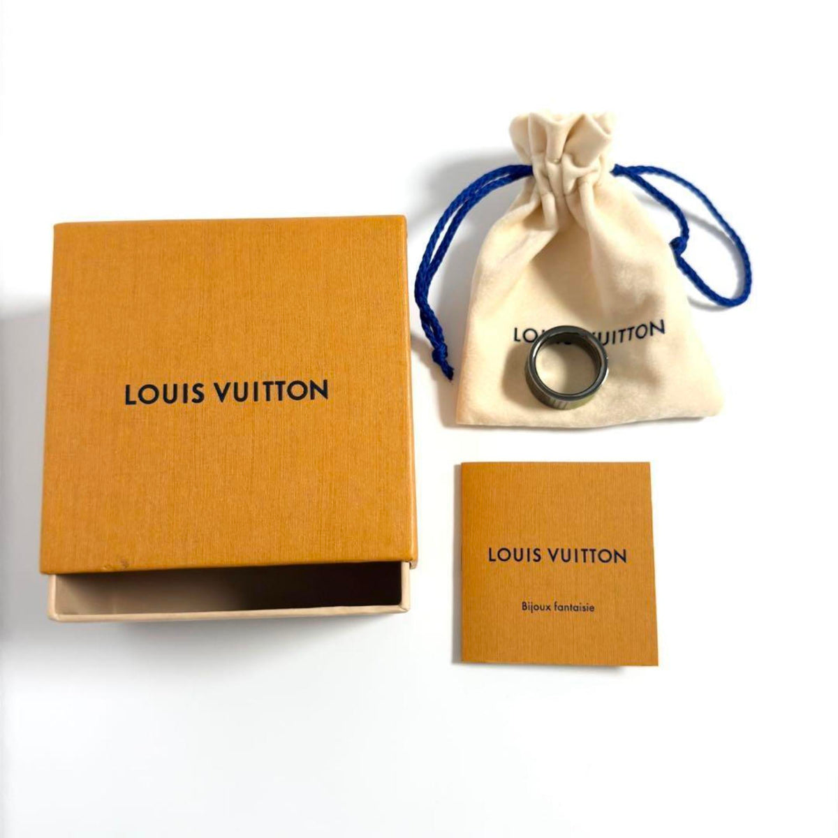 Louis Vuitton Metal Band Ring (Pre-Owned)