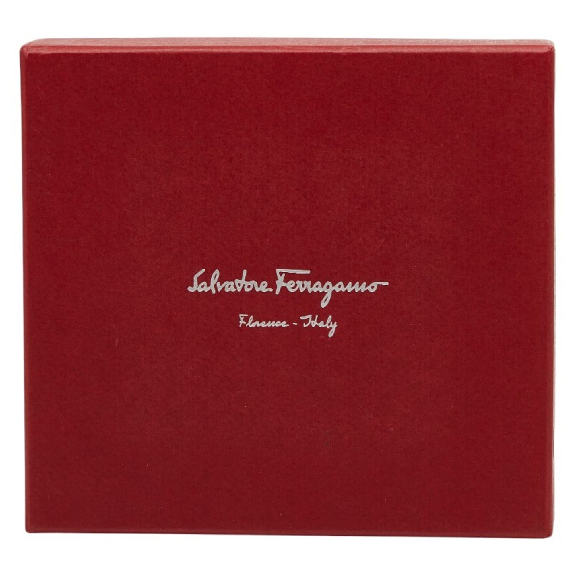 Salvatore Ferragamo Pink Red Color Leather Wallet (Bi-Fold) (Pre-Owned)