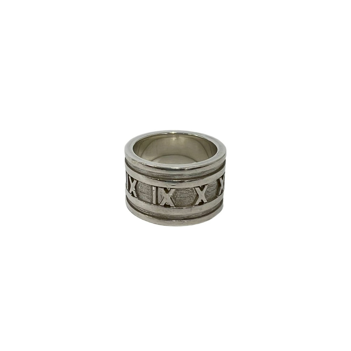 Tiffany Silver Silver 925 Band Ring (Pre-Owned)