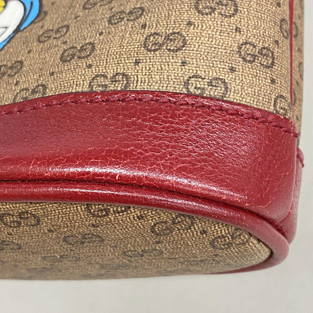 Gucci Bordeaux Brown Pvc Shoulder Bag (Pre-Owned)