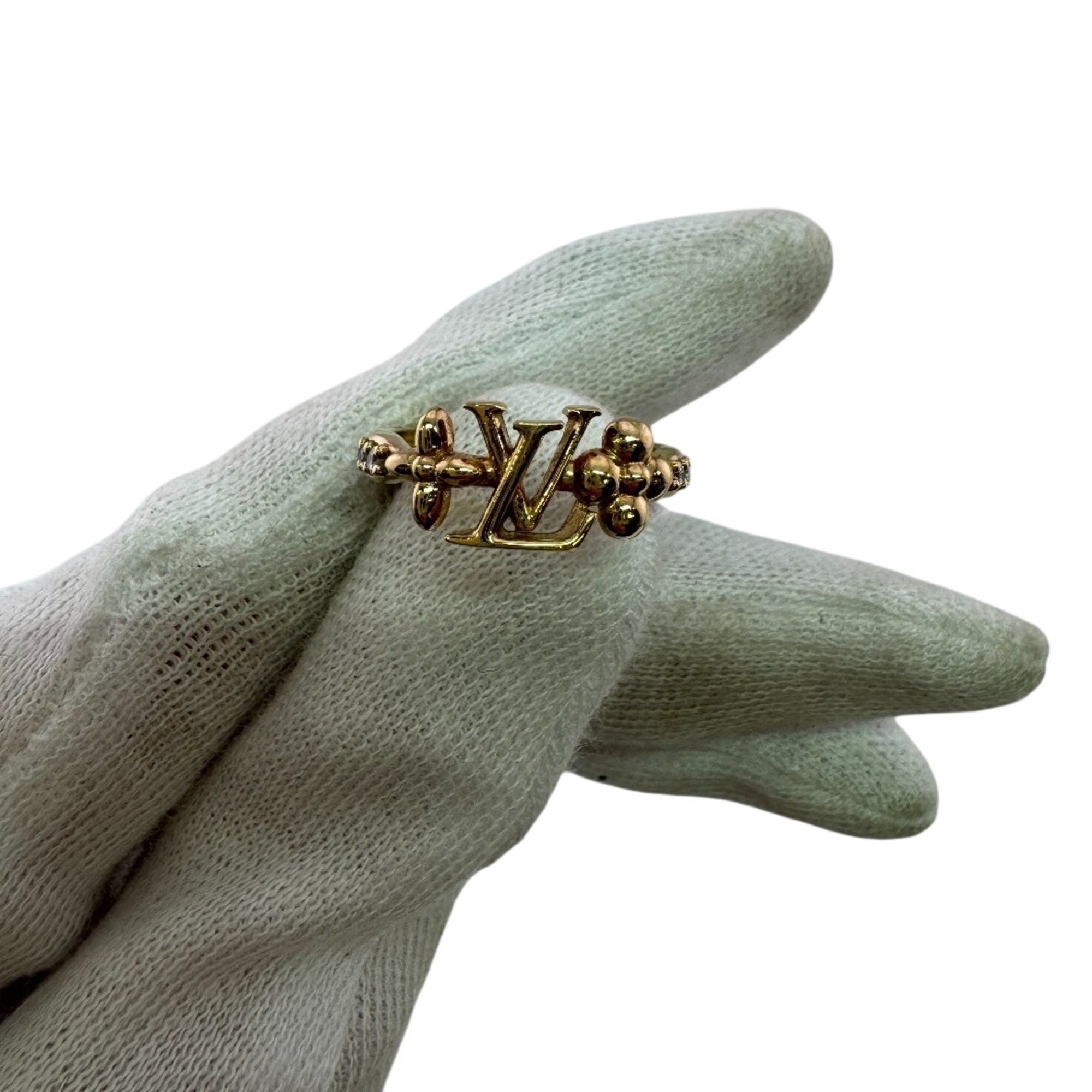 Louis Vuitton Gold Plating Band Ring (Pre-Owned)