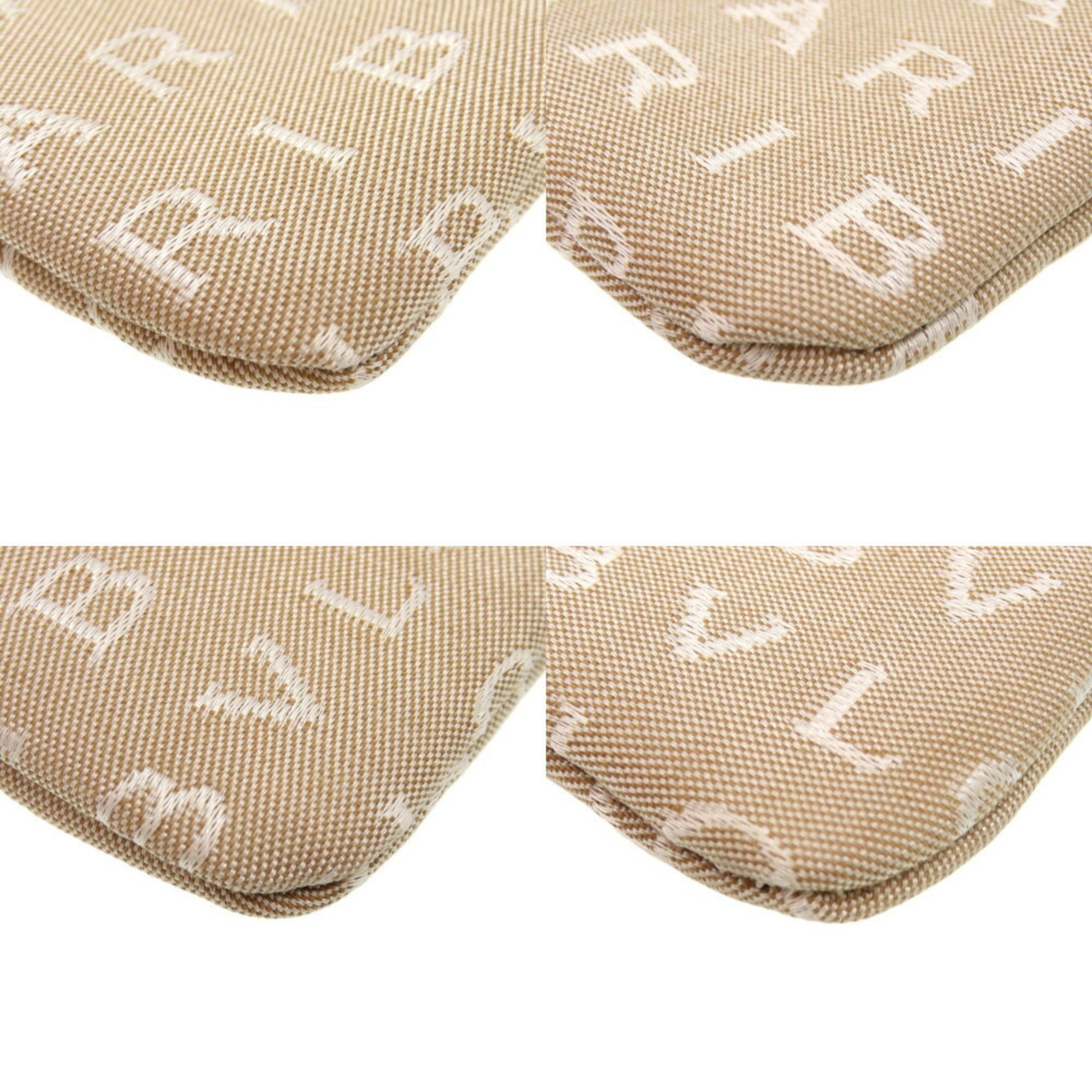 Bvlgari Beige Brown Leather Canvas Shoulder Bag (Pre-Owned)