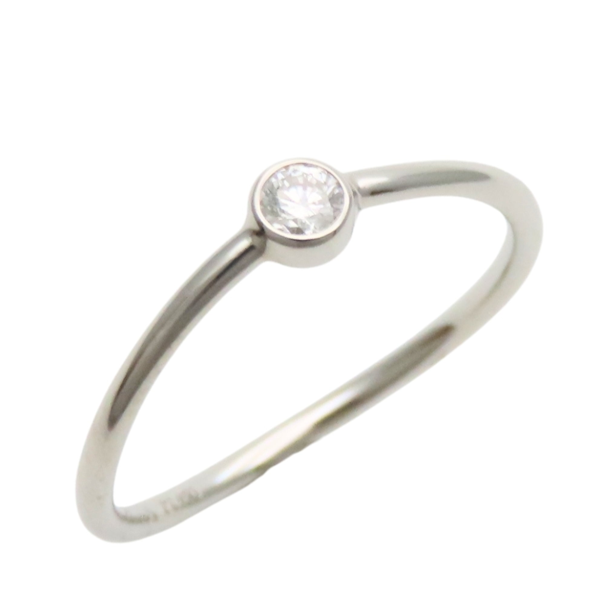 Tiffany Platinum Platinum 950 Band Ring (Pre-Owned)