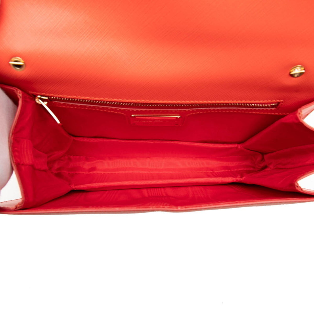 Salvatore Ferragamo Orange Leather Shoulder Bag (Pre-Owned)