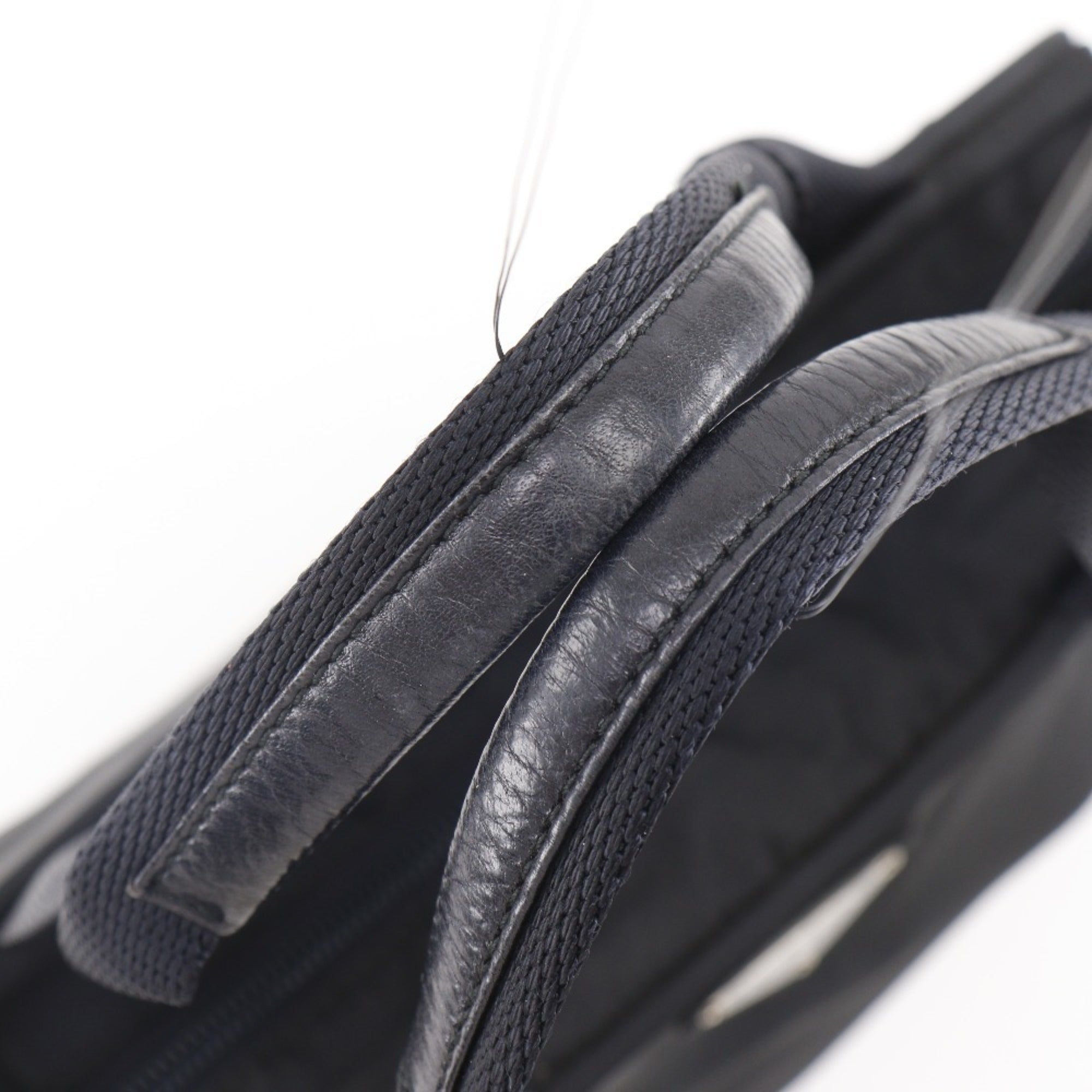 Prada Black Nylon Boston Bag Handbag (Pre-Owned)