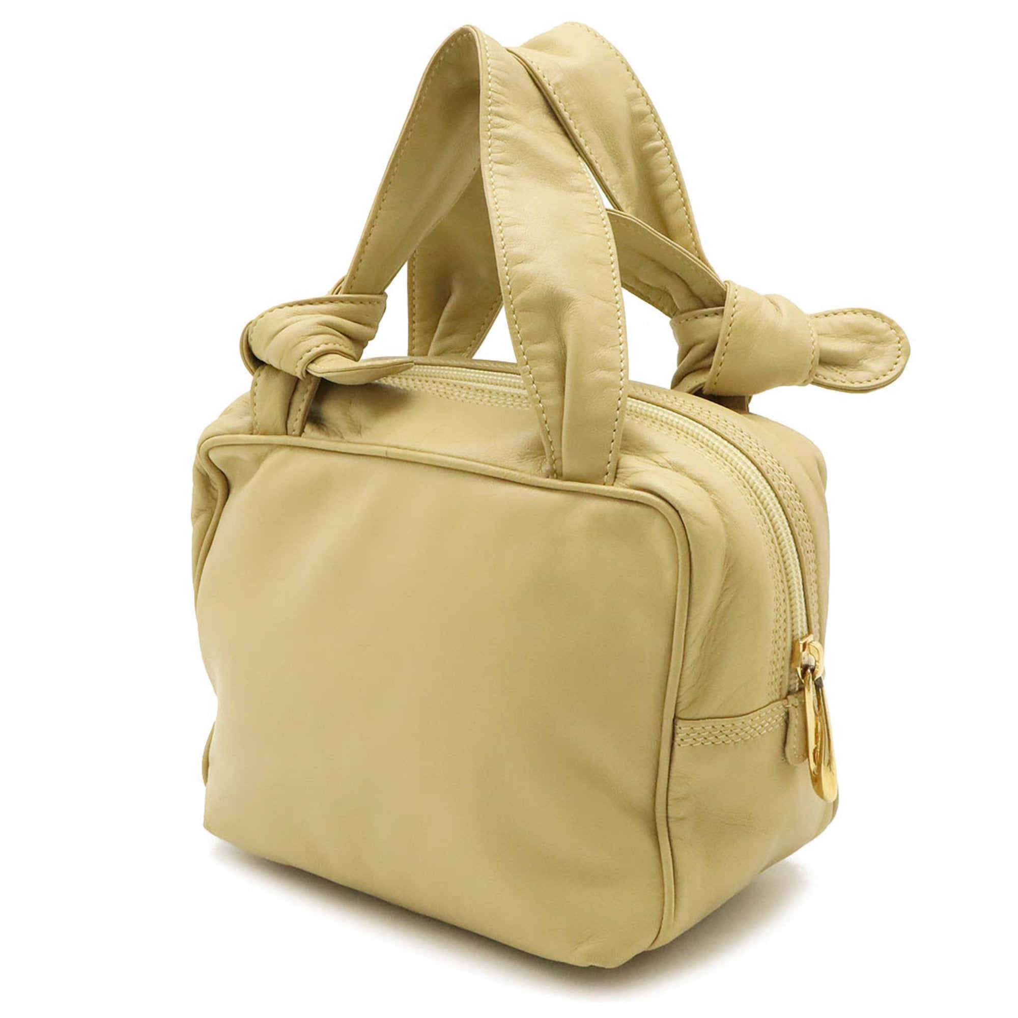 Loewe Beige Nappa Leather Leather Handbag (Pre-Owned)