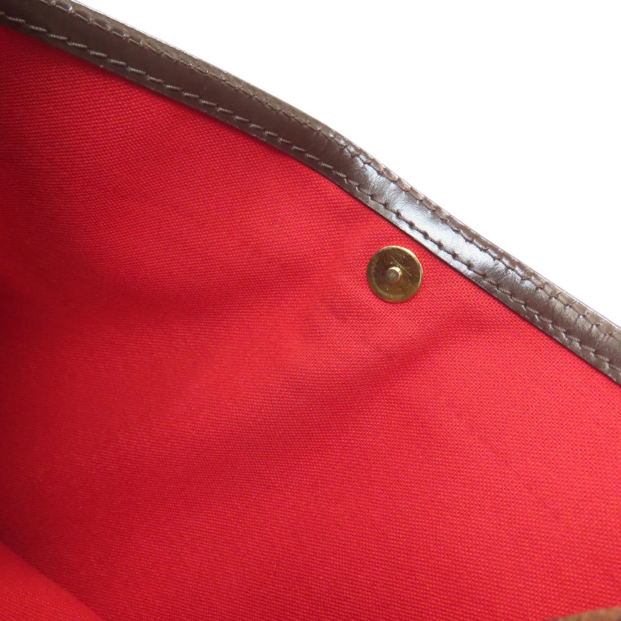 Louis Vuitton Damier Canvas Ebene Damier Canvas Shoulder Bag (Pre-Owned)